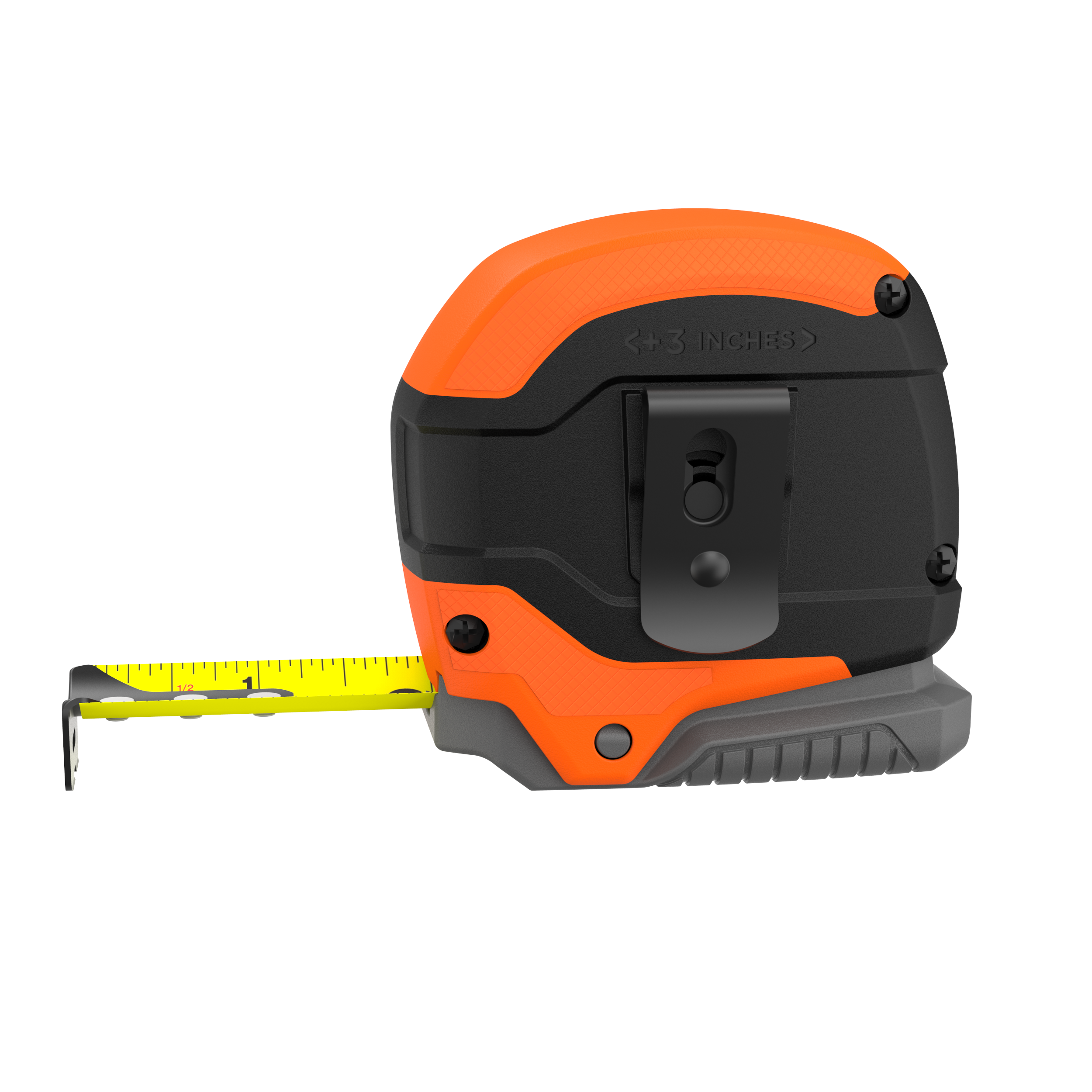 Tape Measure, Grip Release, Autolock & Self Lock, 25-Foot