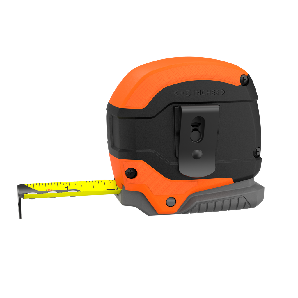 Tape Measure, Grip Release, Autolock & Self Lock, 25-Foot