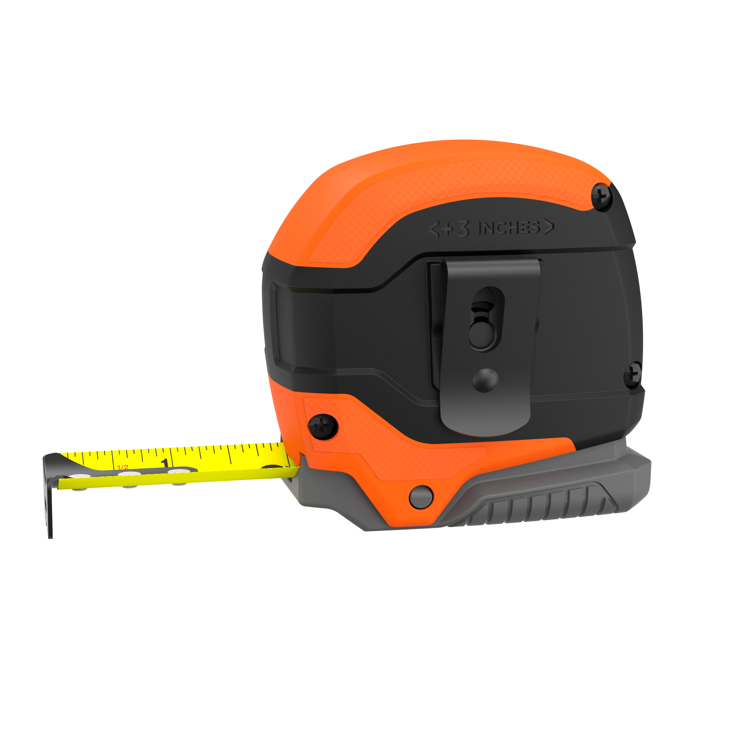 Tape Measure, Grip Release, Autolock & Self Lock, 25-Foot