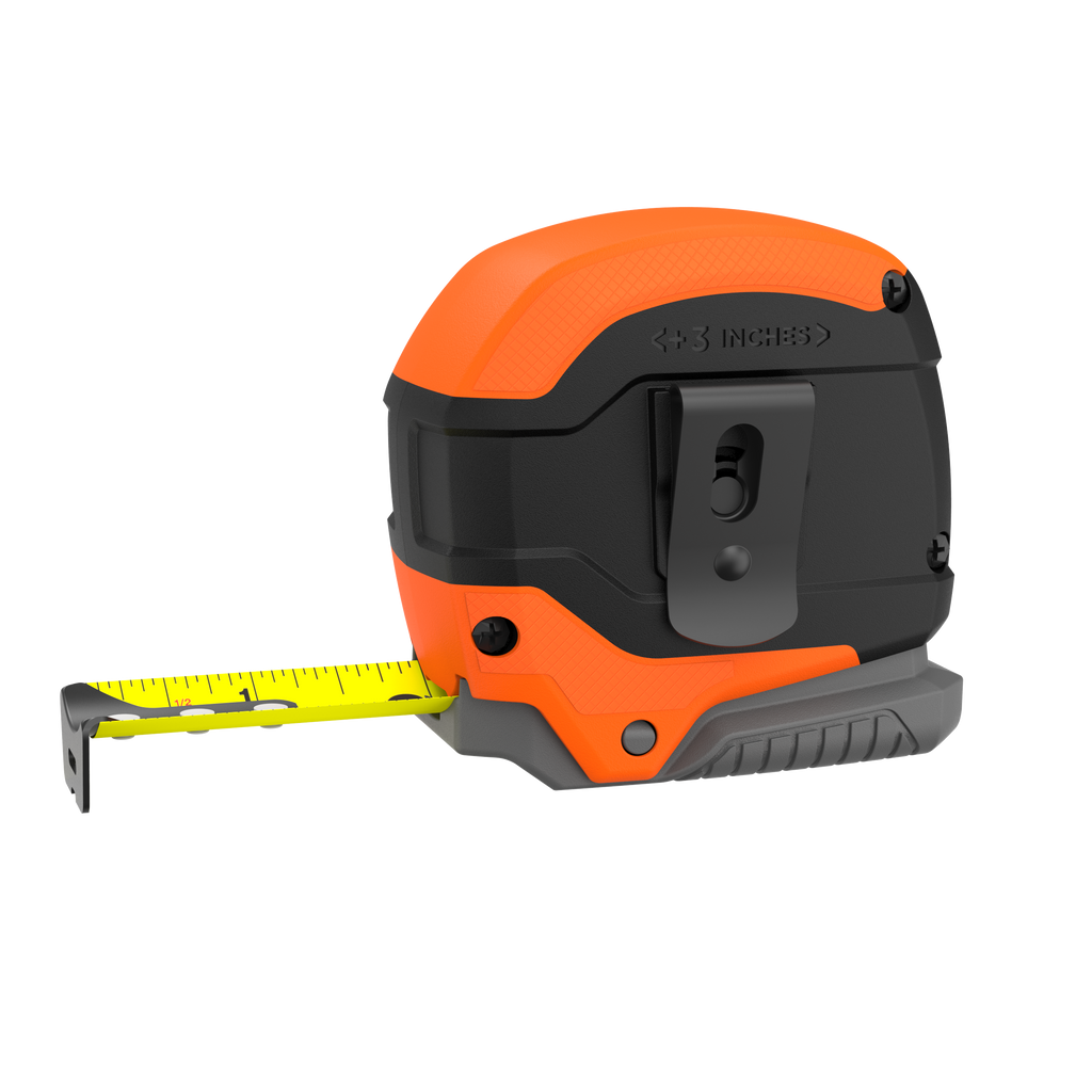 Tape Measure, Grip Release, Autolock & Self Lock, 25-Foot