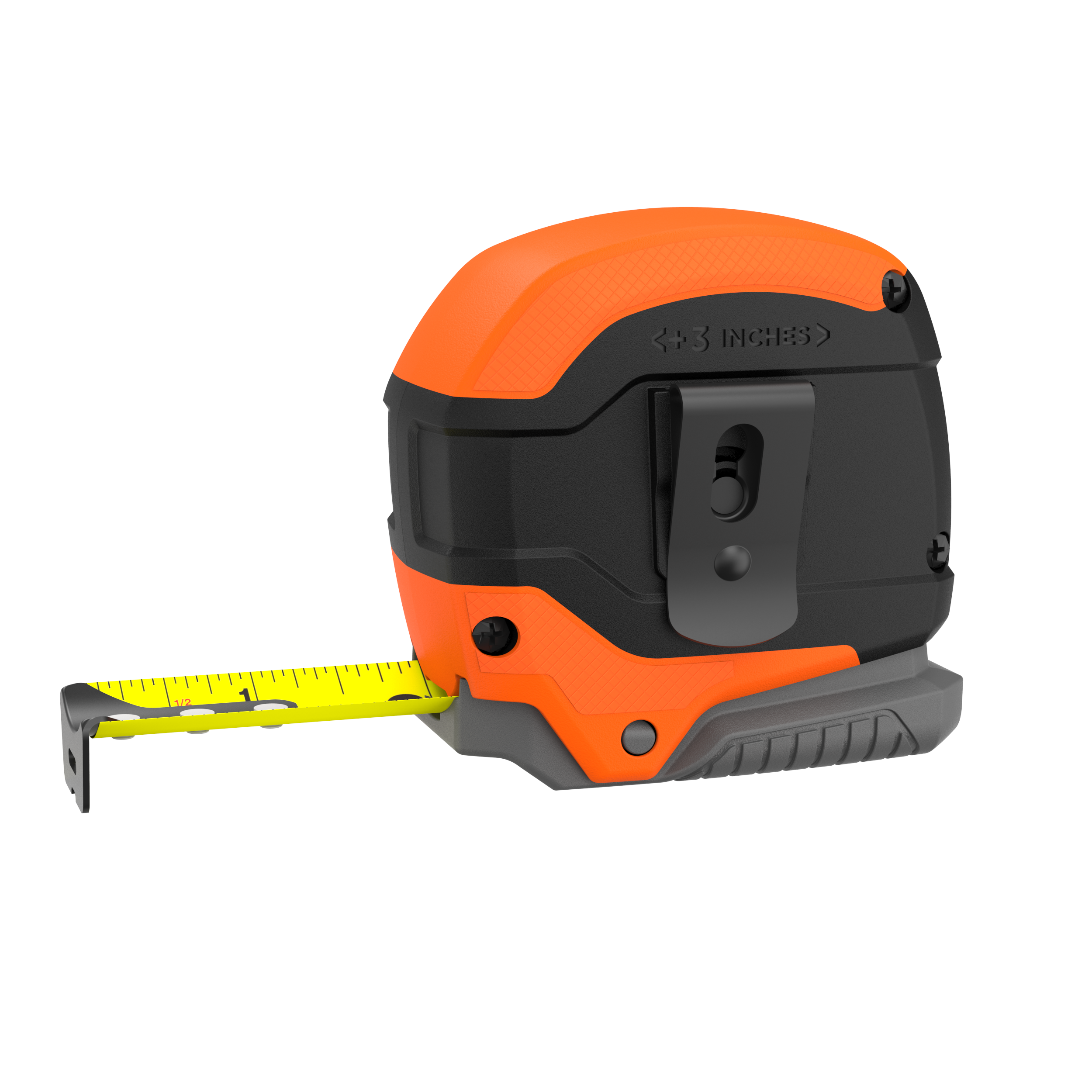 Tape Measure, Grip Release, Autolock & Self Lock, 25-Foot