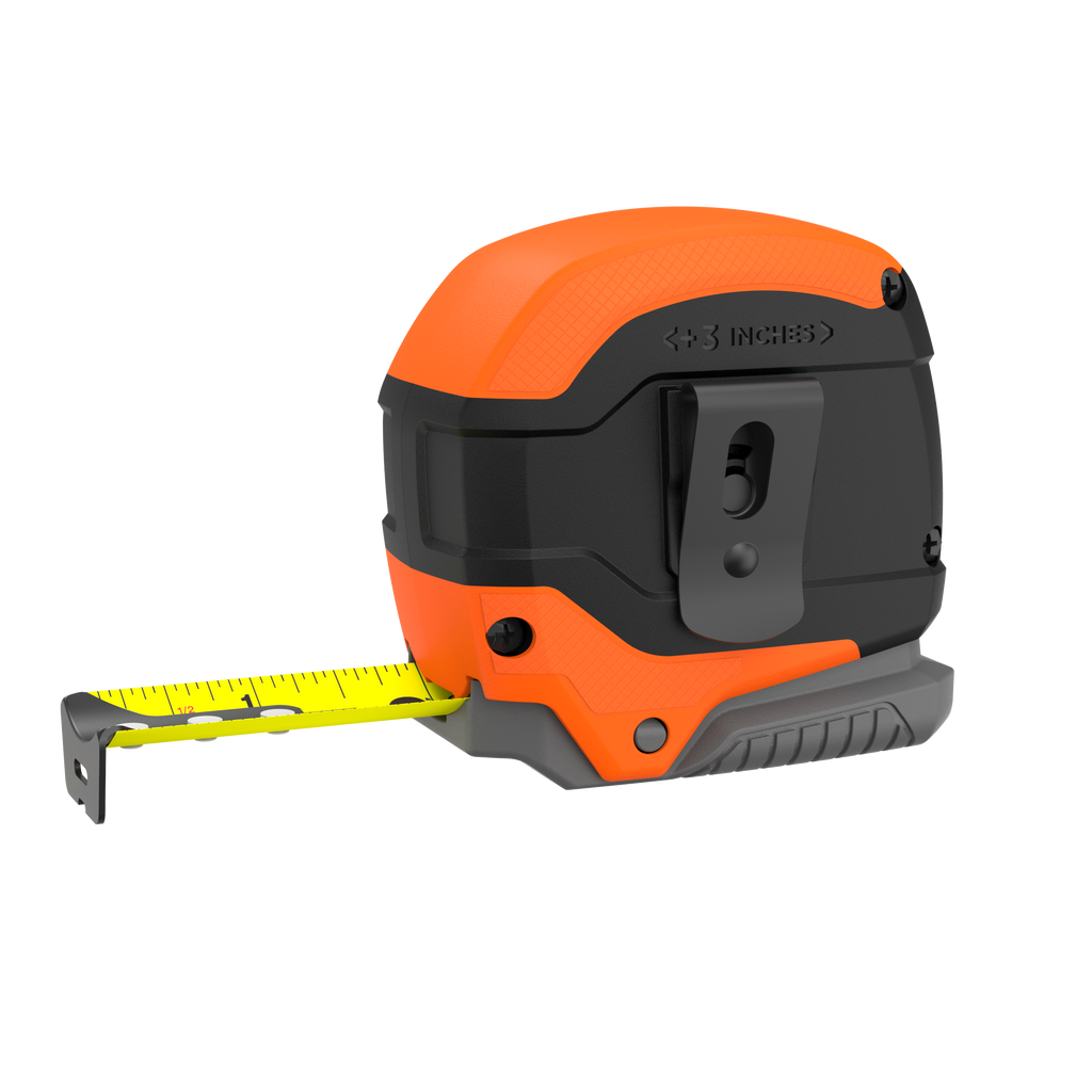 Tape Measure, Grip Release, Autolock & Self Lock, 25-Foot