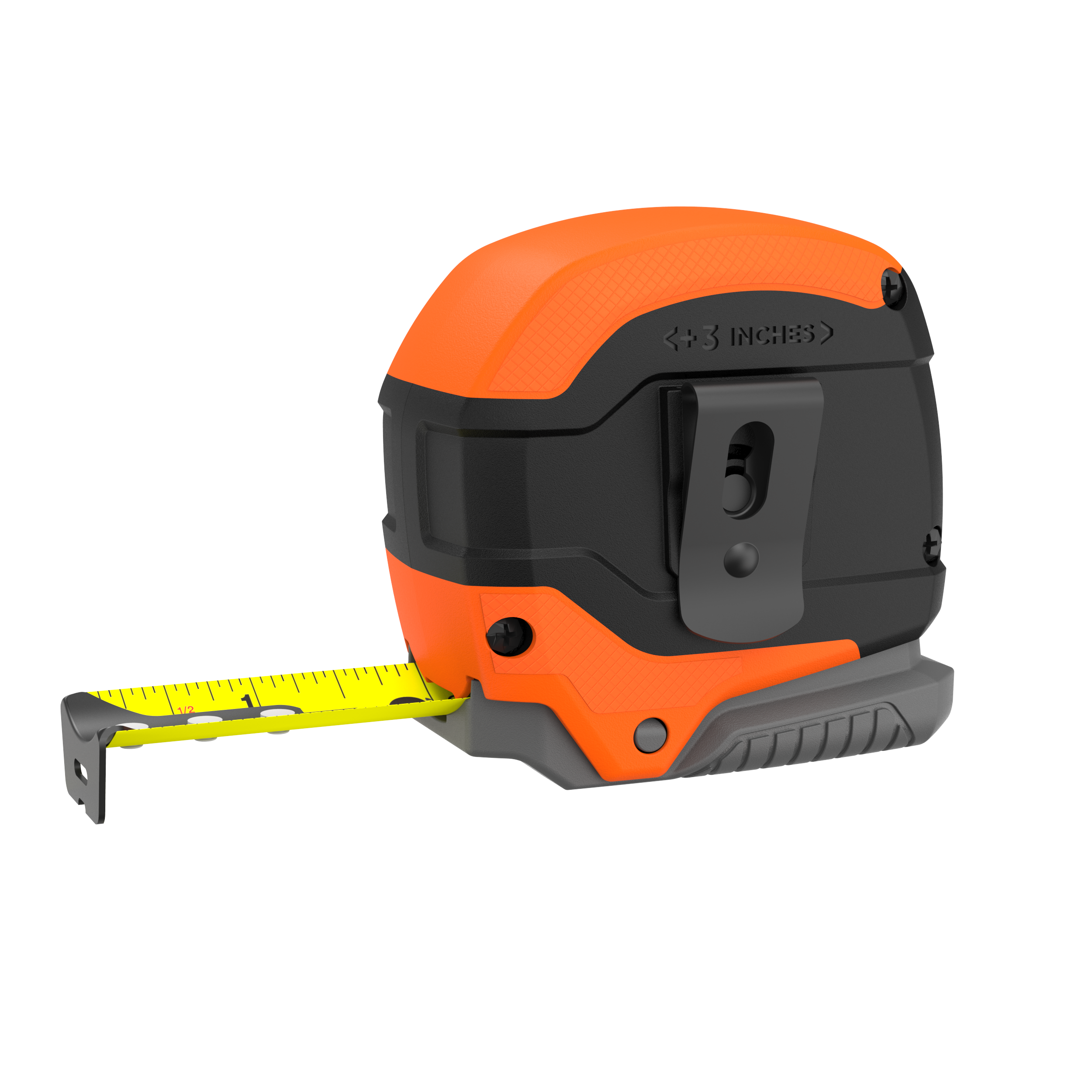 Tape Measure, Grip Release, Autolock & Self Lock, 25-Foot