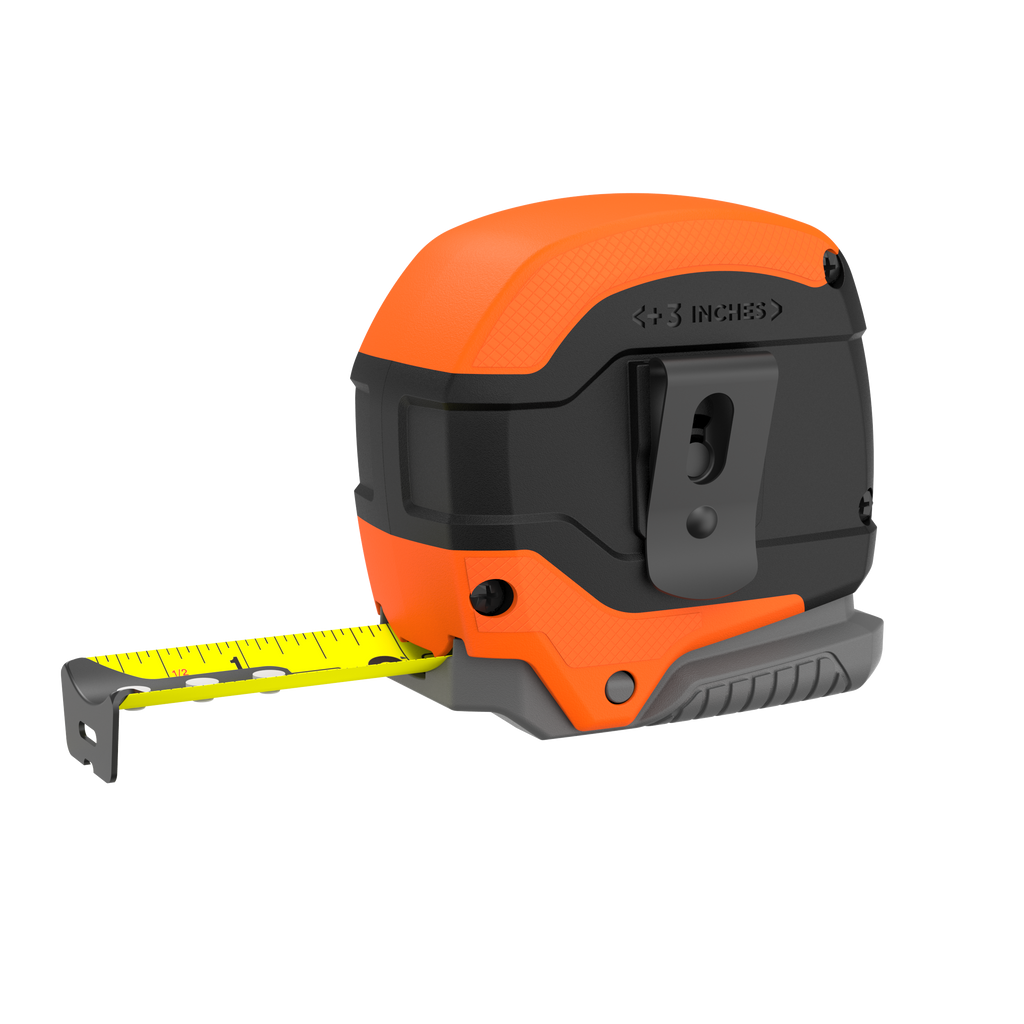 Tape Measure, Grip Release, Autolock & Self Lock, 25-Foot