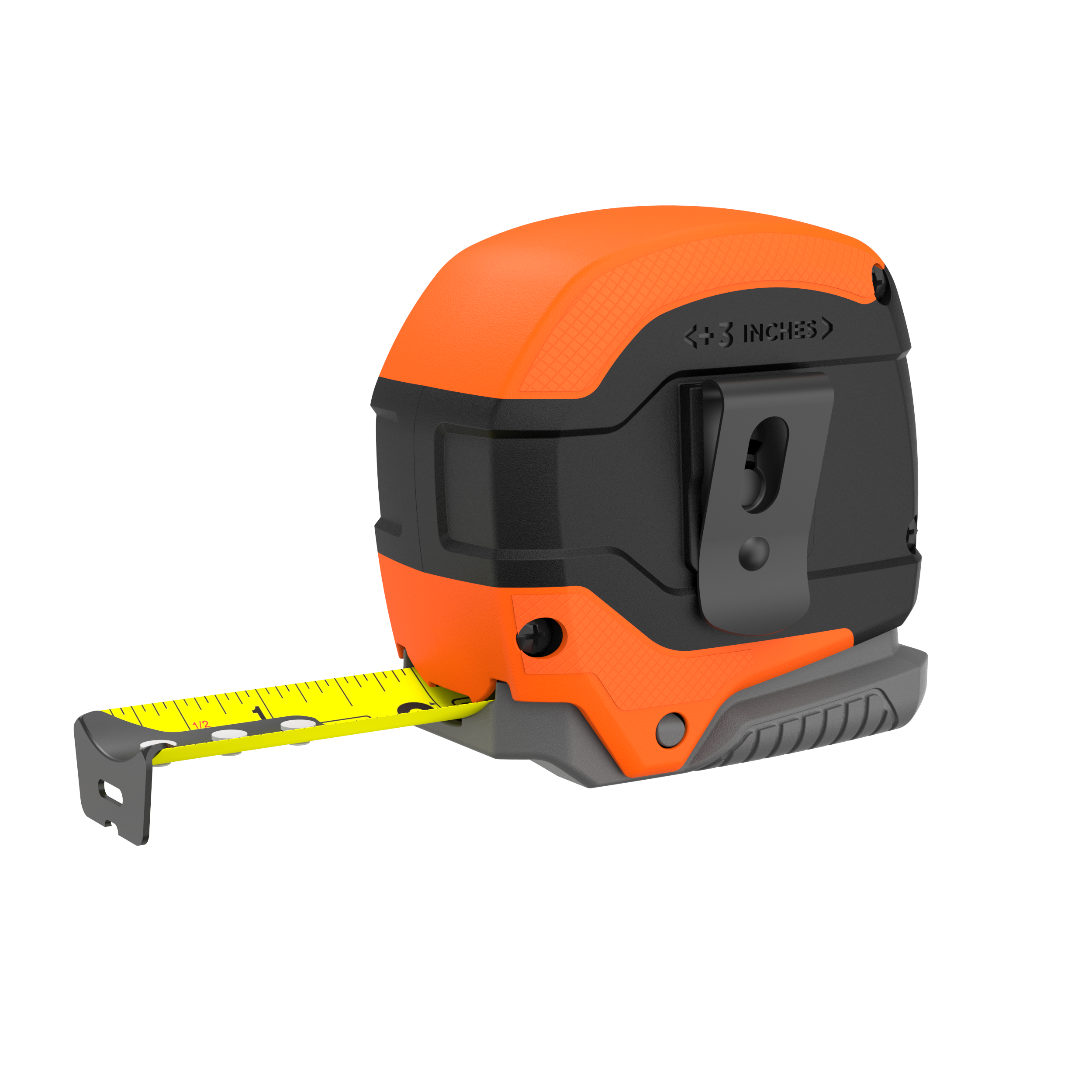 Tape Measure, Grip Release, Autolock & Self Lock, 25-Foot