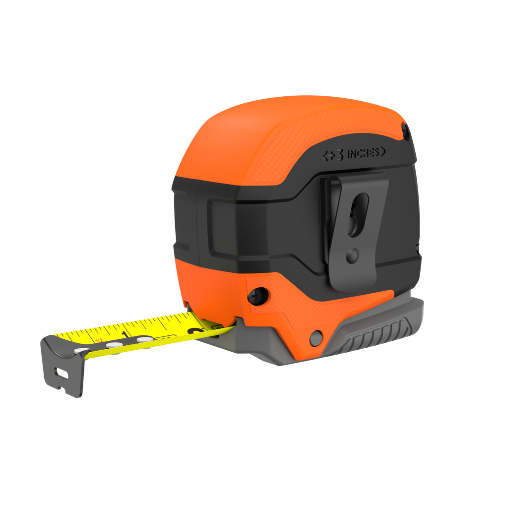 Tape Measure, Grip Release, Autolock & Self Lock, 25-Foot