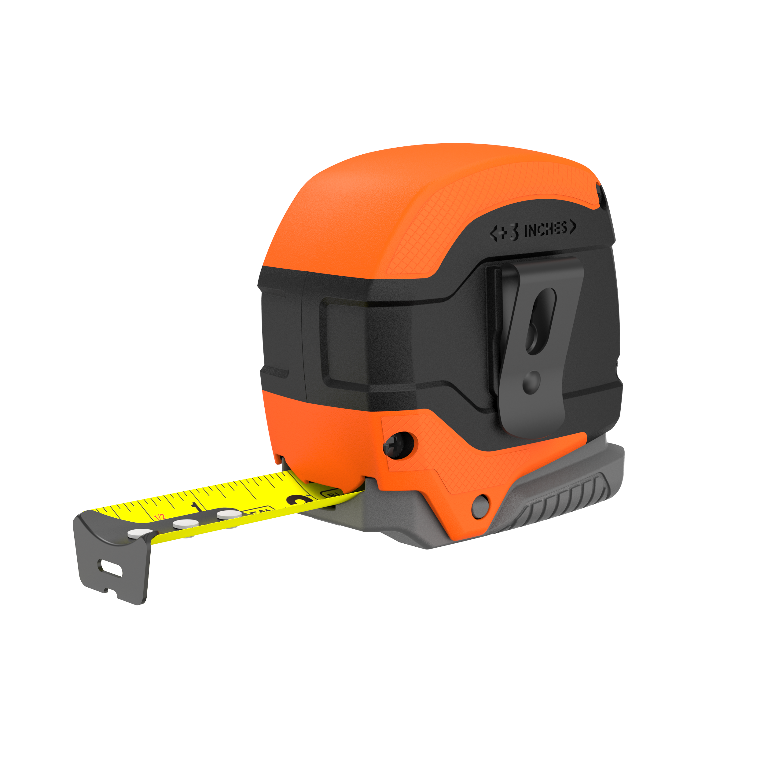 Tape Measure, Grip Release, Autolock & Self Lock, 25-Foot