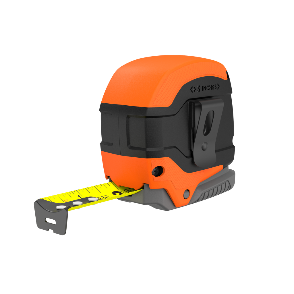 Tape Measure, Grip Release, Autolock & Self Lock, 25-Foot