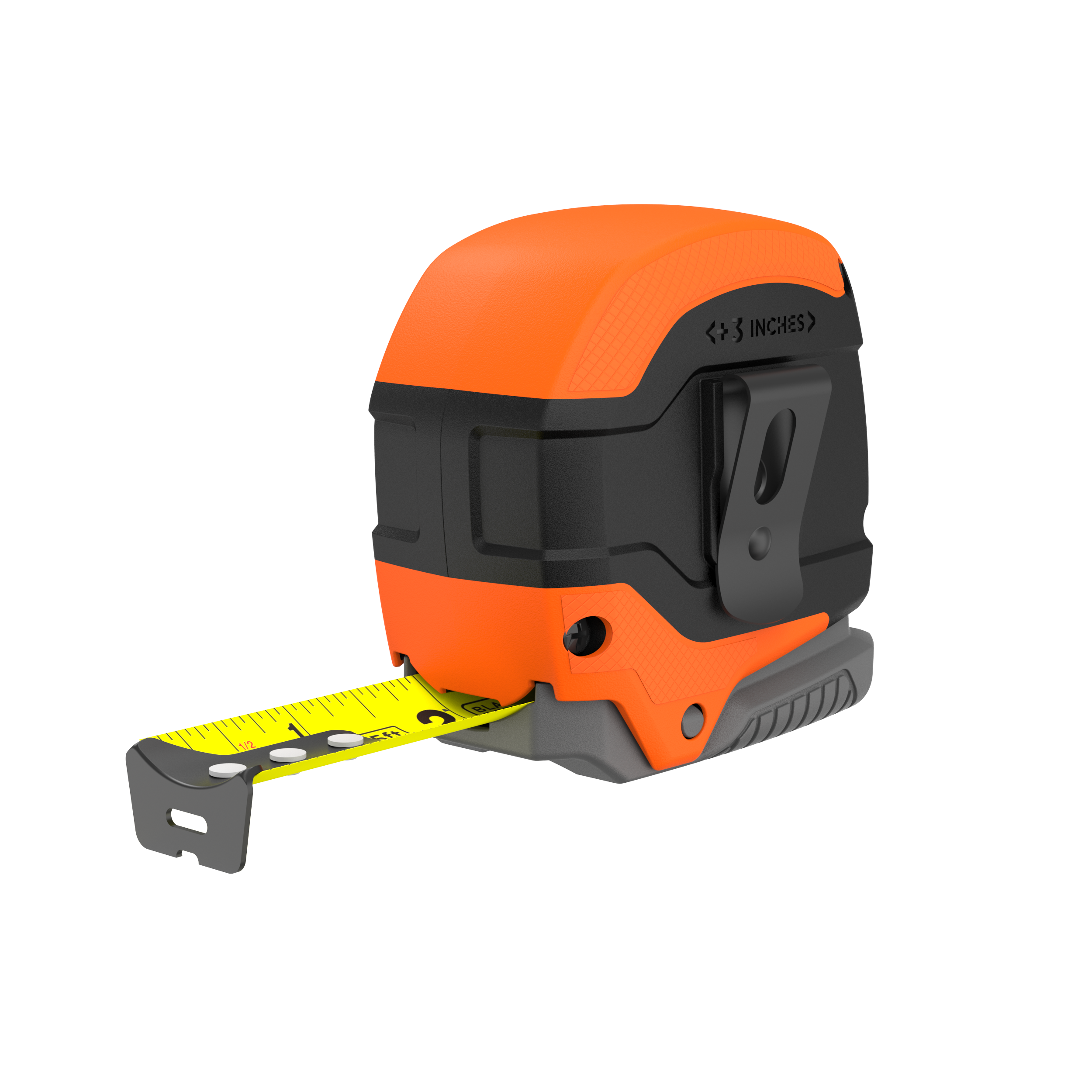 Tape Measure, Grip Release, Autolock & Self Lock, 25-Foot