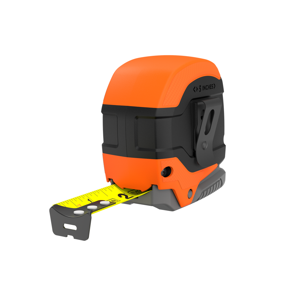 Tape Measure, Grip Release, Autolock & Self Lock, 25-Foot