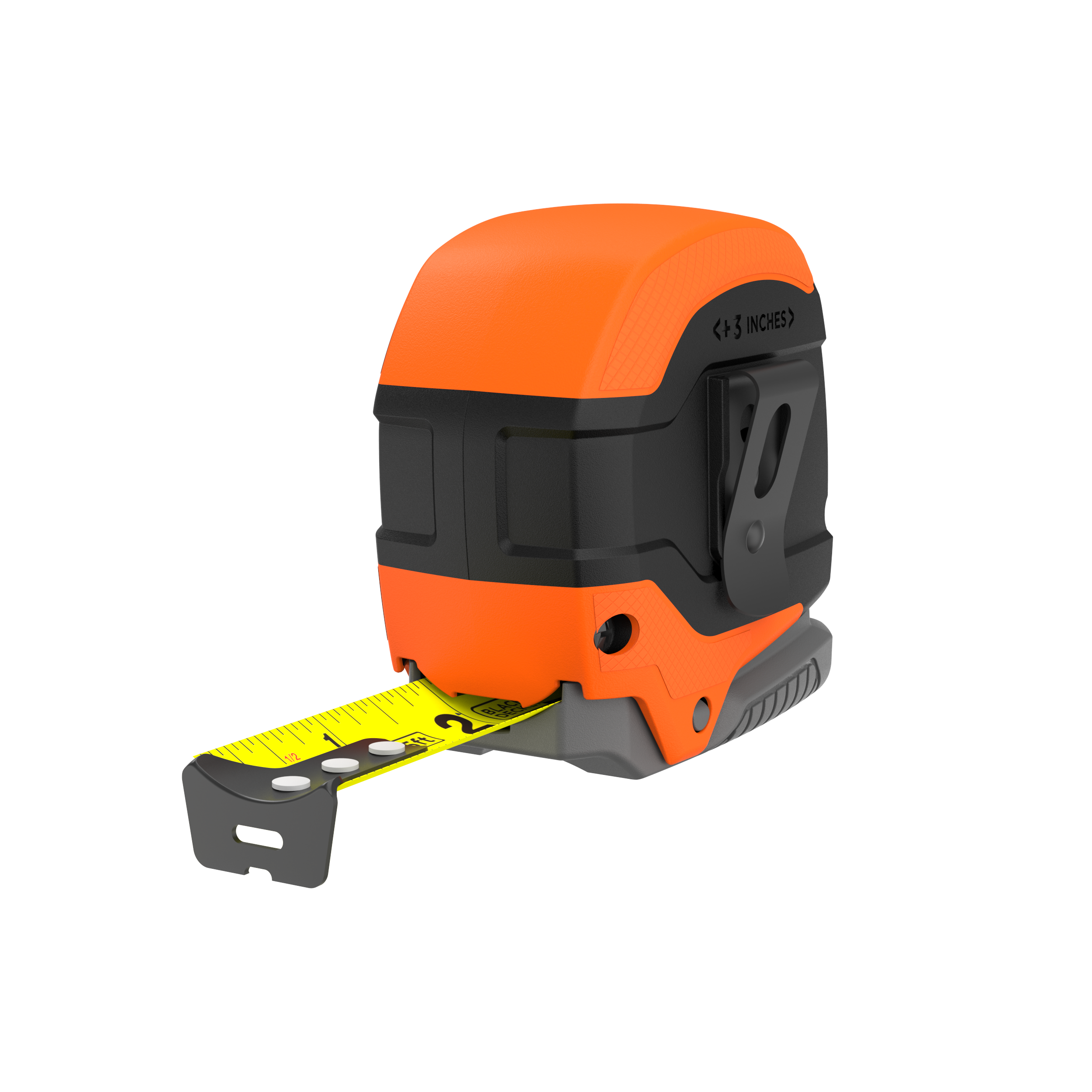 Tape Measure, Grip Release, Autolock & Self Lock, 25-Foot