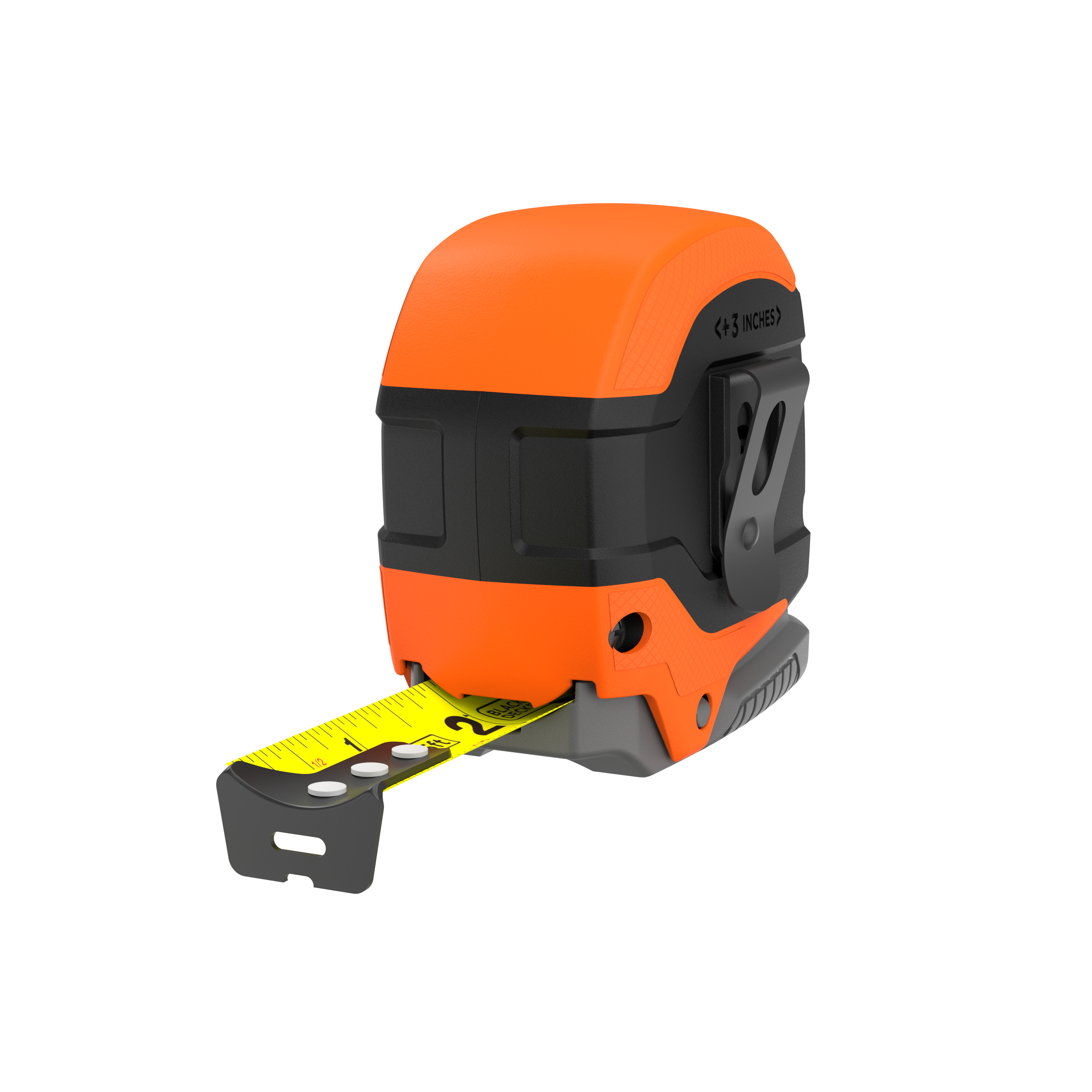 Tape Measure, Grip Release, Autolock & Self Lock, 25-Foot