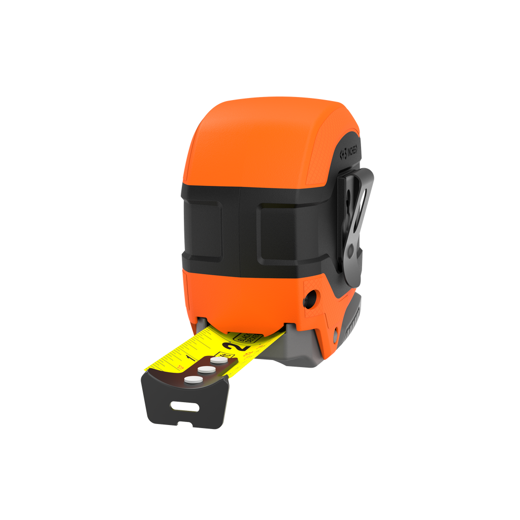 Tape Measure, Grip Release, Autolock & Self Lock, 25-Foot