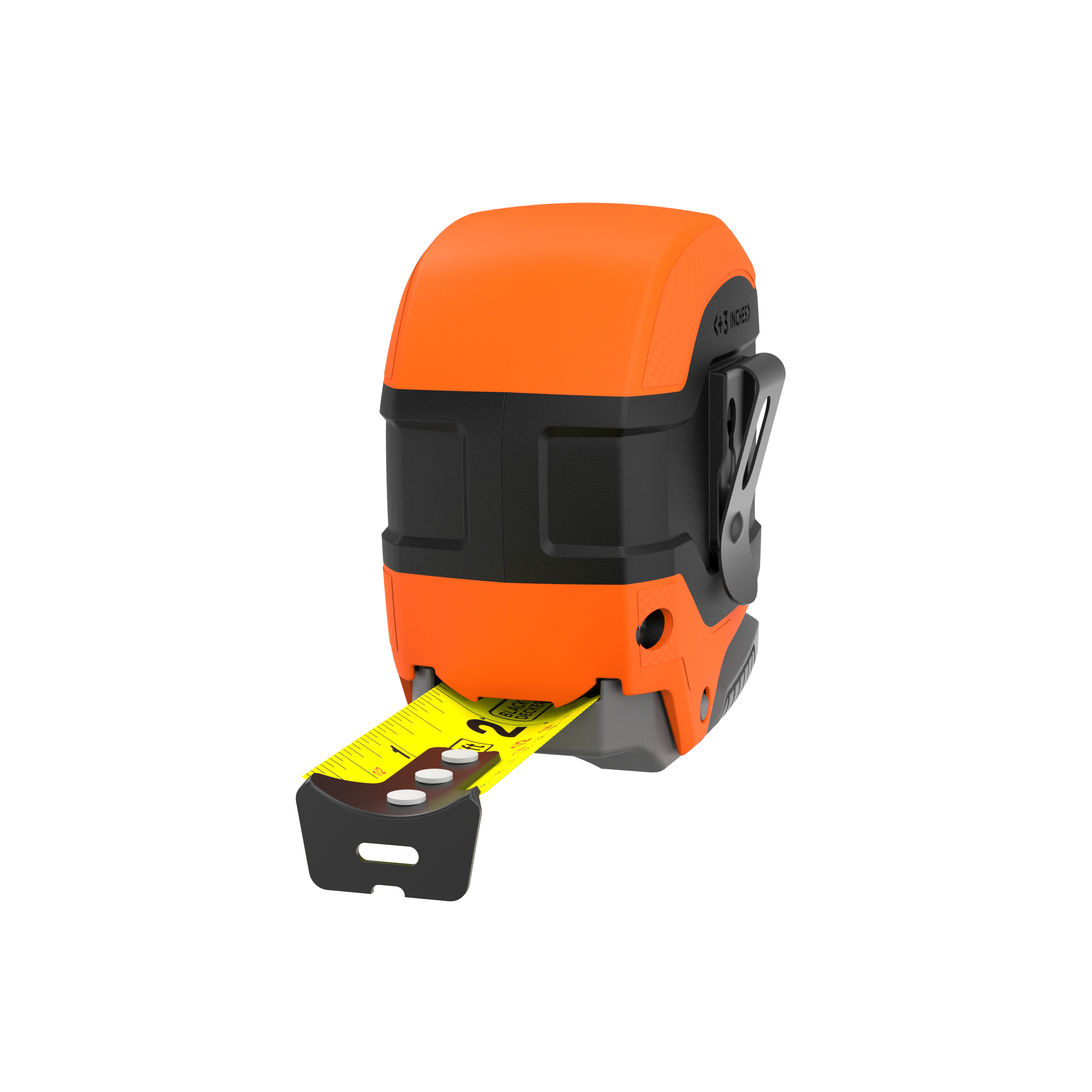 Tape Measure, Grip Release, Autolock & Self Lock, 25-Foot