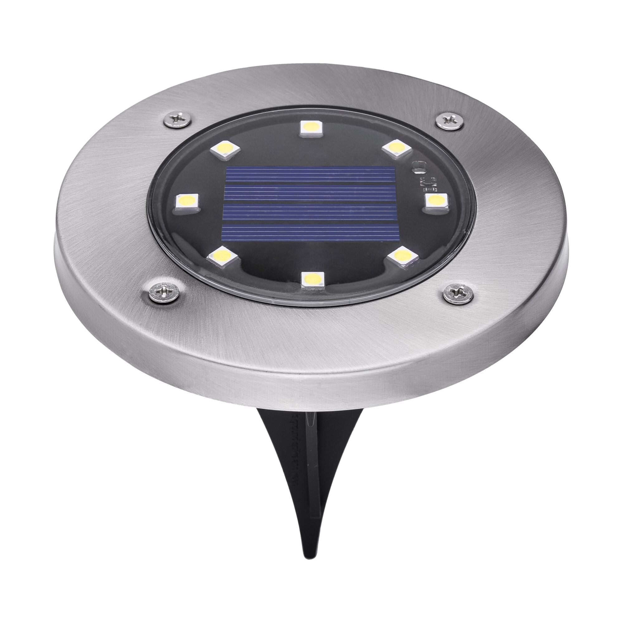 Outdoor Solar Disk Light, 8 Pack