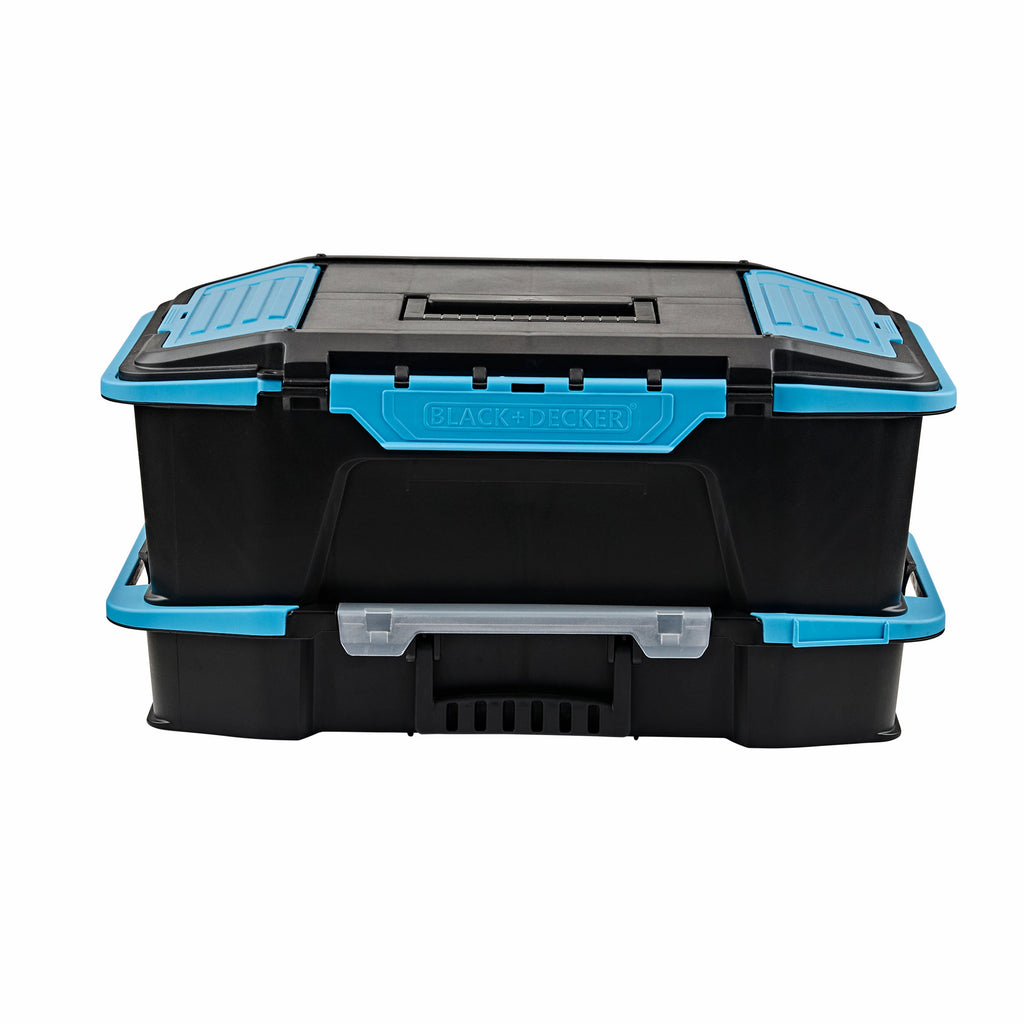 19 inch  2 in 1 Stackable Storage Caddy and Organizer
