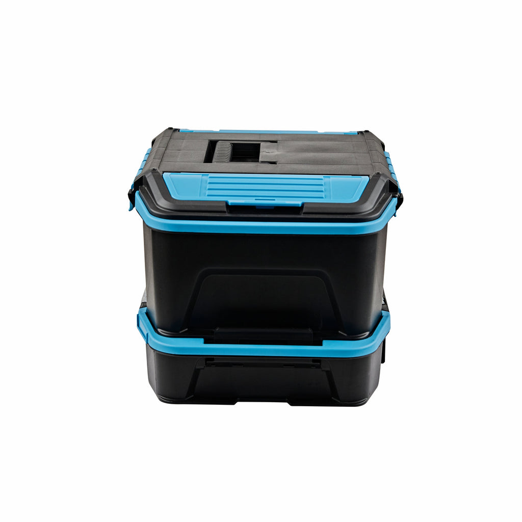 19 inch  2 in 1 Stackable Storage Caddy and Organizer