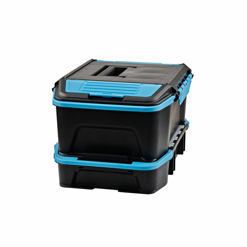 19 inch  2 in 1 Stackable Storage Caddy and Organizer