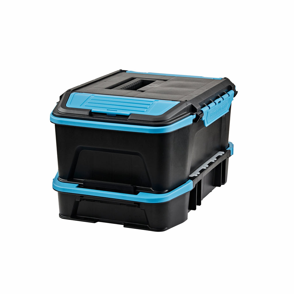 19 inch  2 in 1 Stackable Storage Caddy and Organizer