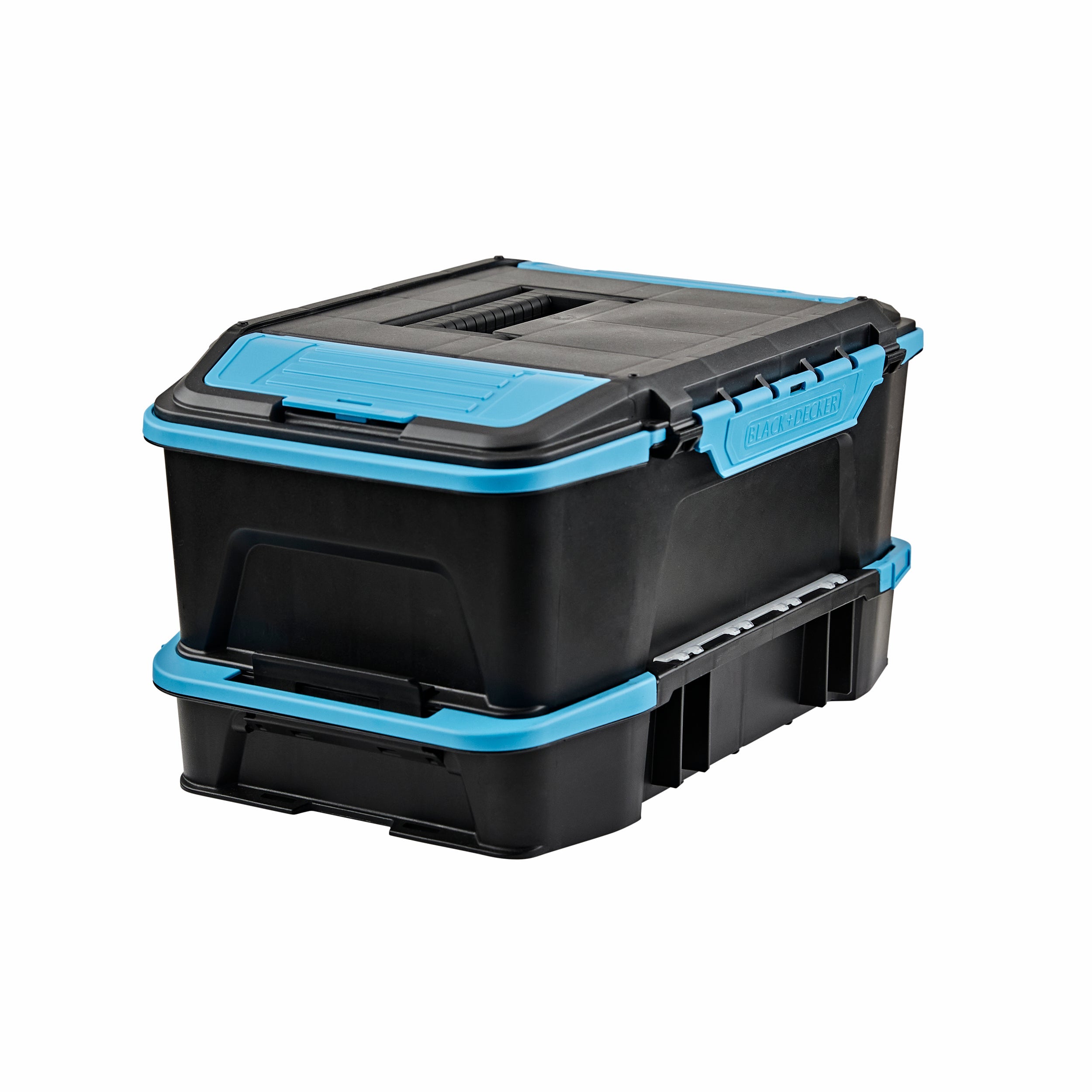 19 inch  2 in 1 Stackable Storage Caddy and Organizer