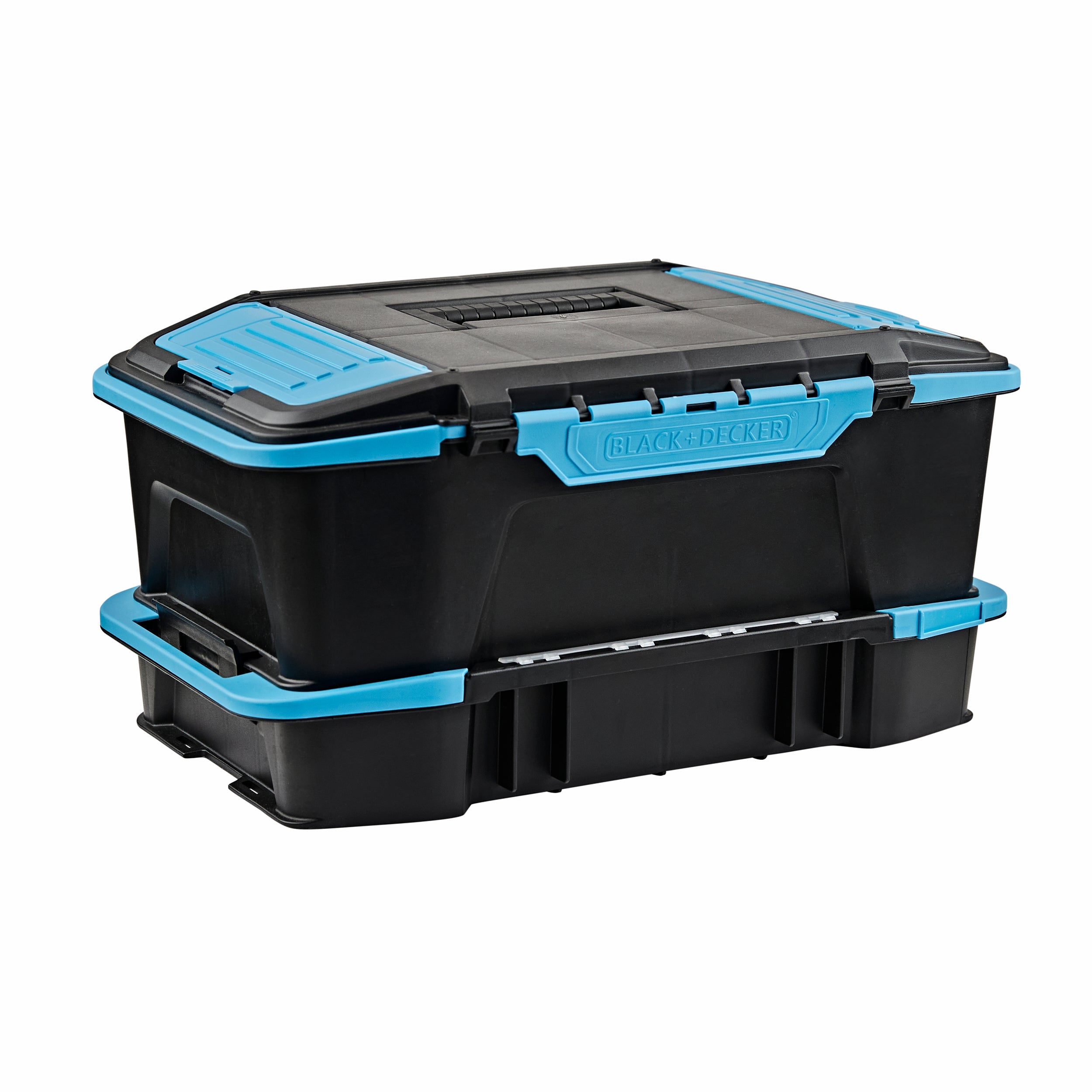 19 inch  2 in 1 Stackable Storage Caddy and Organizer
