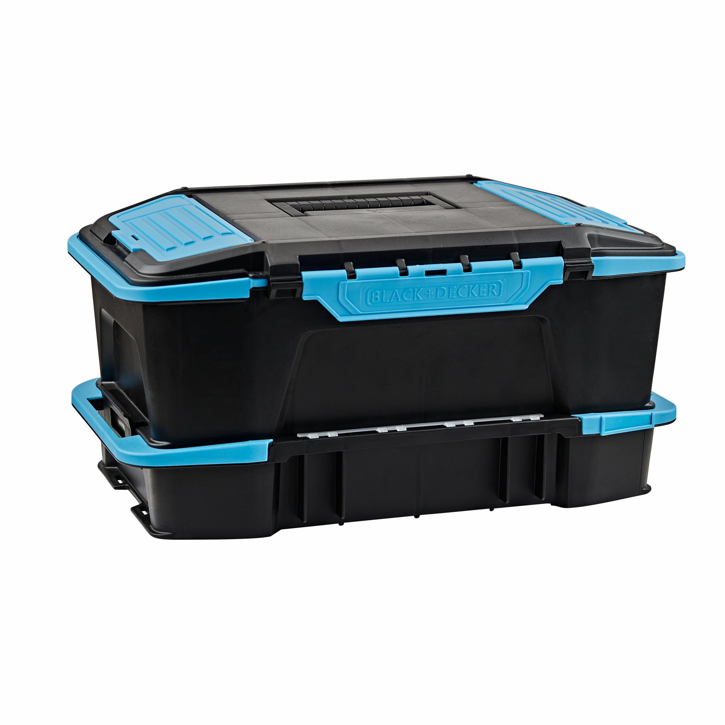 19 inch  2 in 1 Stackable Storage Caddy and Organizer