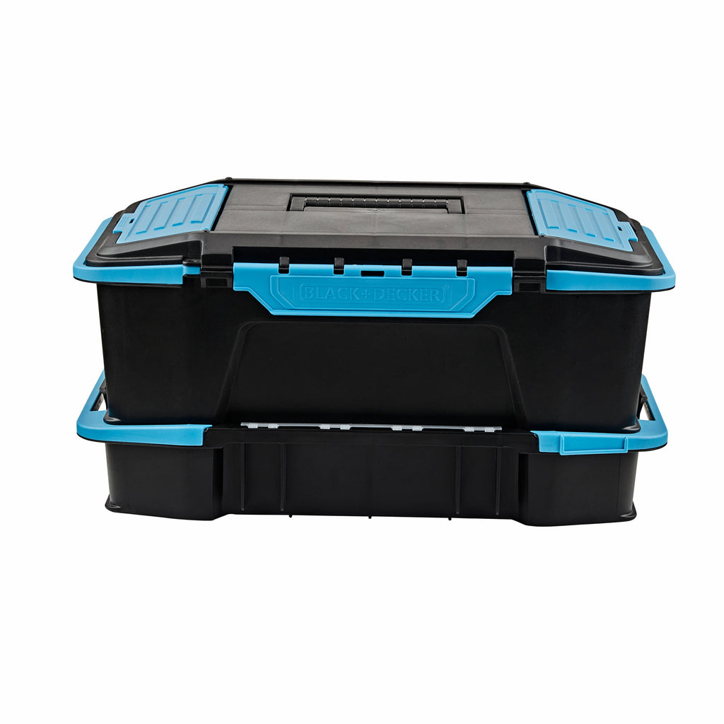 19 inch  2 in 1 Stackable Storage Caddy and Organizer
