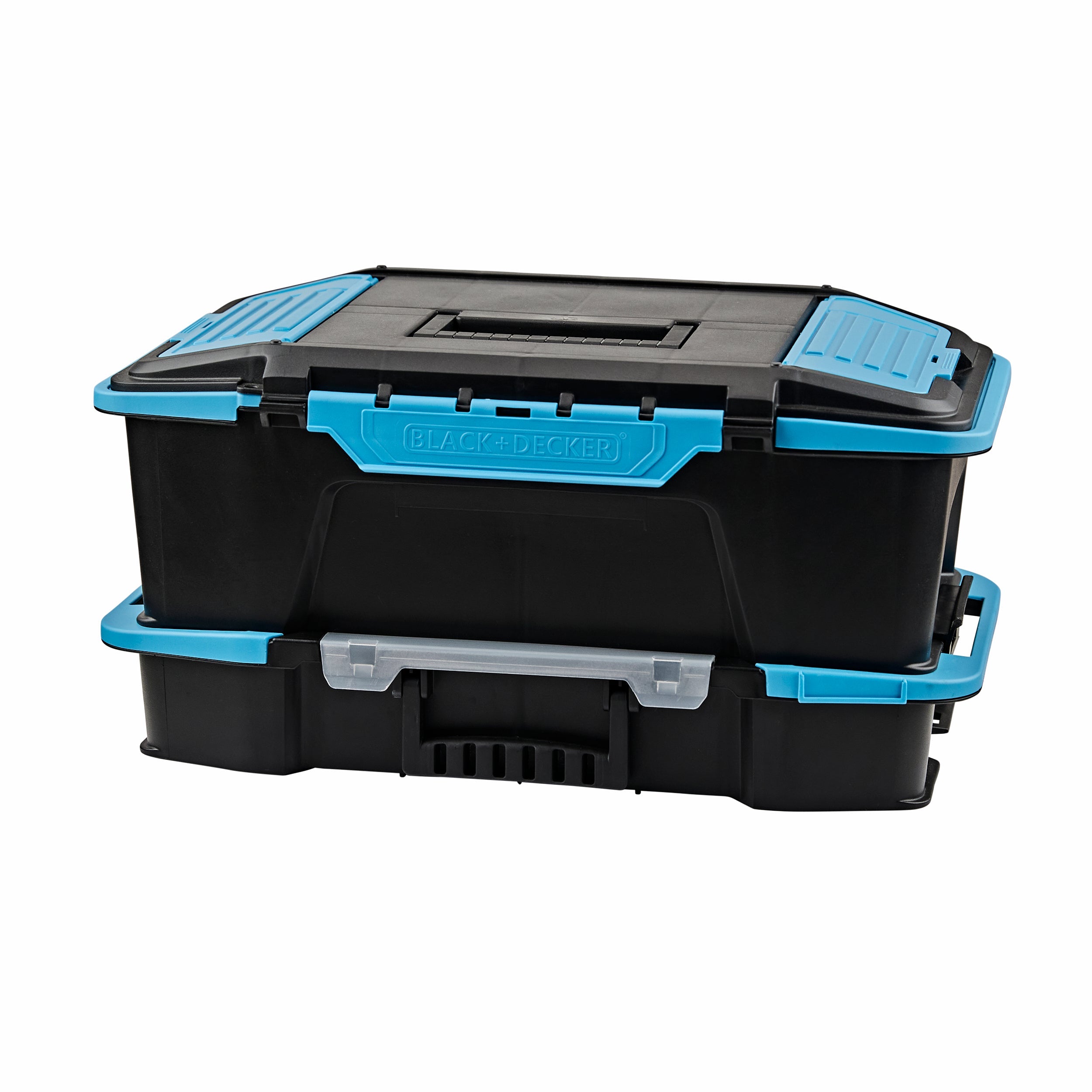 19 inch  2 in 1 Stackable Storage Caddy and Organizer