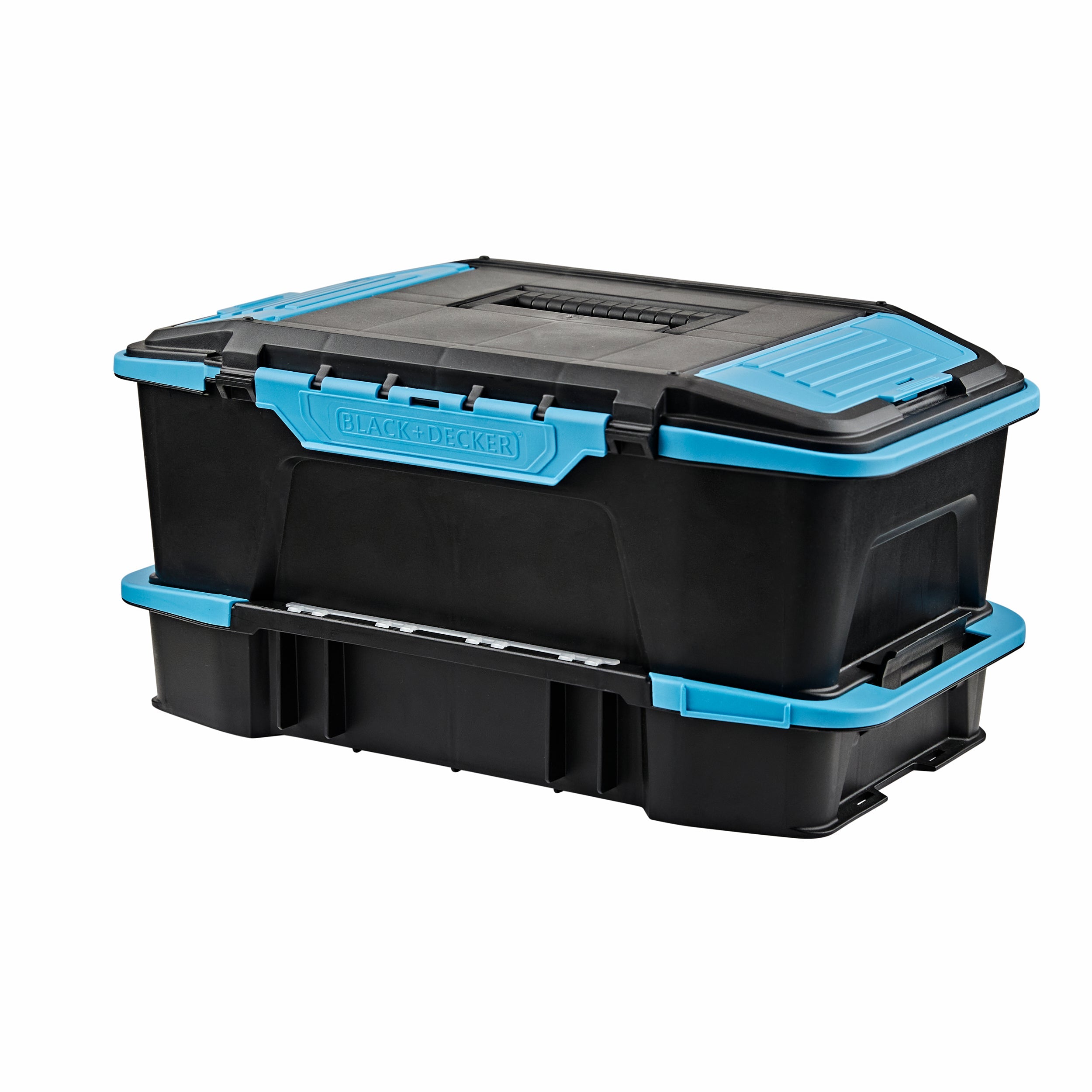 19 inch  2 in 1 Stackable Storage Caddy and Organizer