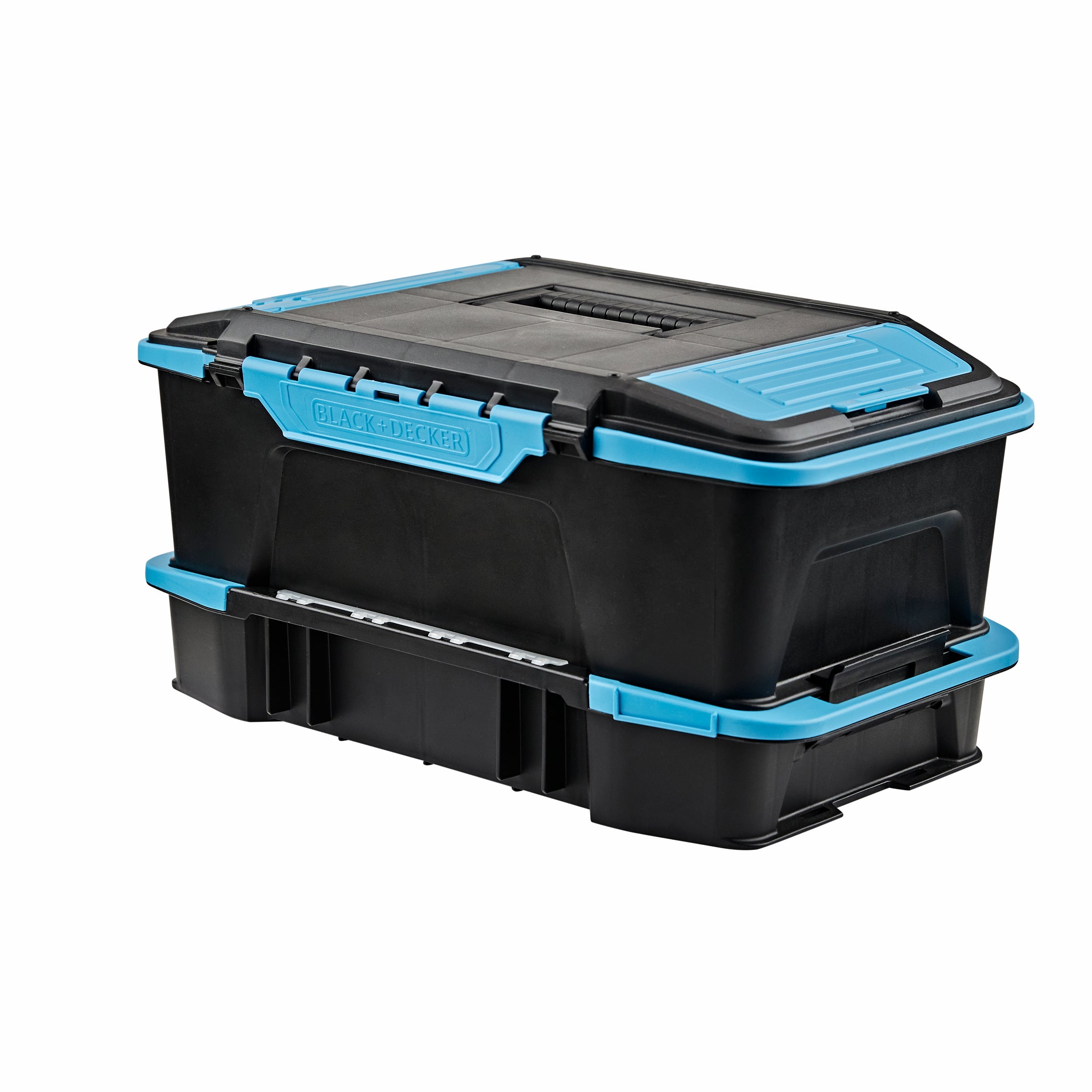 19 inch  2 in 1 Stackable Storage Caddy and Organizer