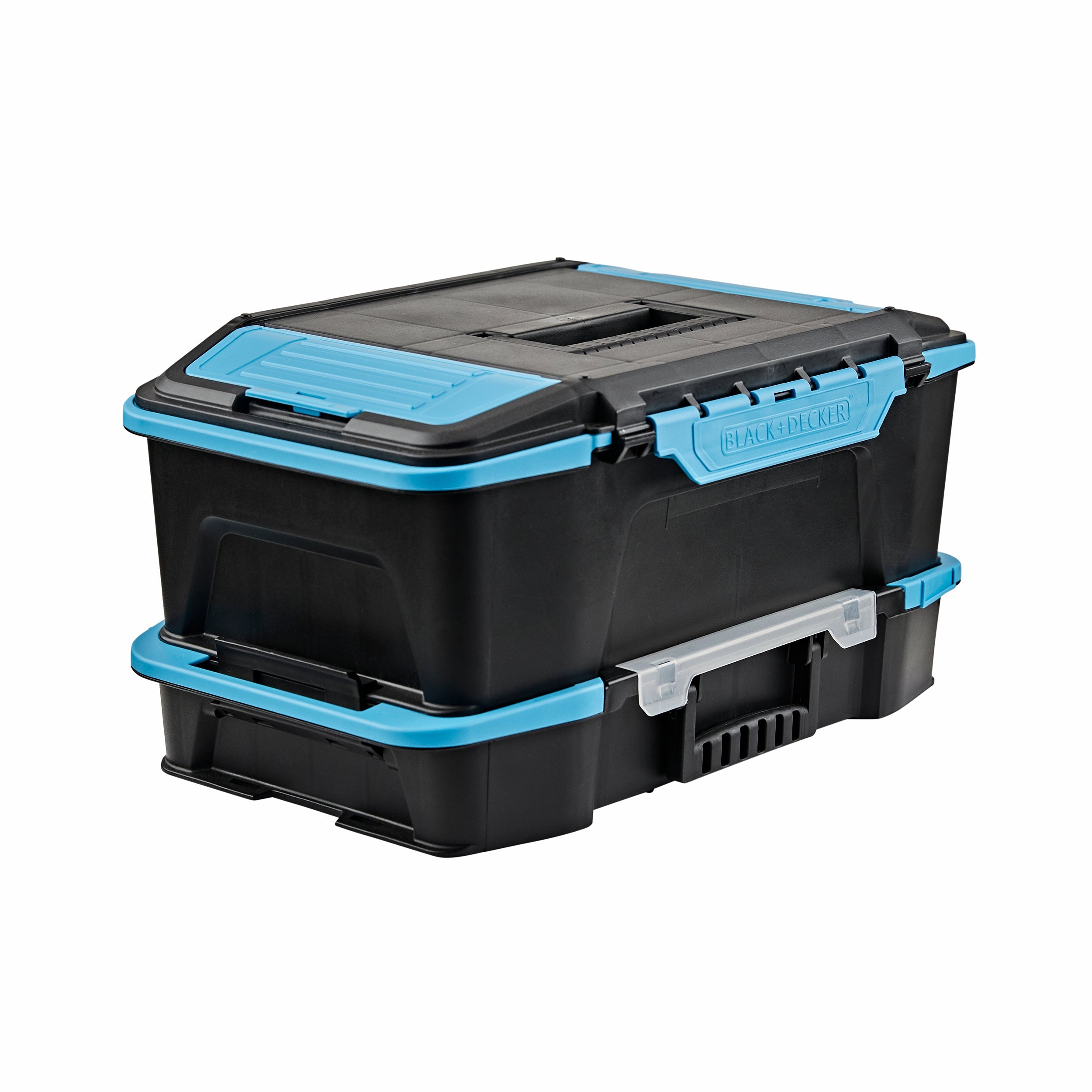 19 inch  2 in 1 Stackable Storage Caddy and Organizer