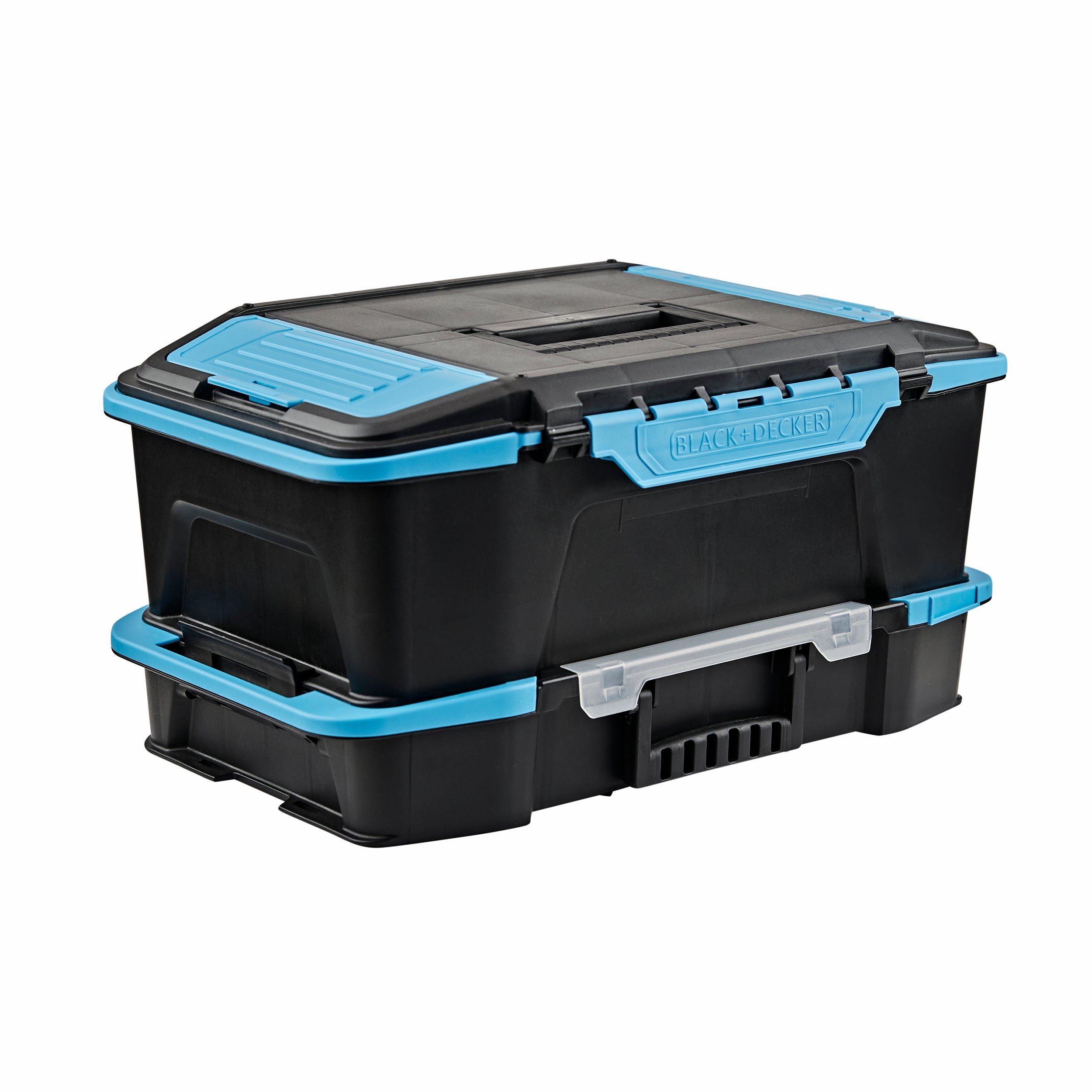 19 inch  2 in 1 Stackable Storage Caddy and Organizer