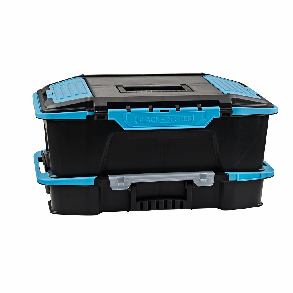 19 inch  2 in 1 Stackable Storage Caddy and Organizer