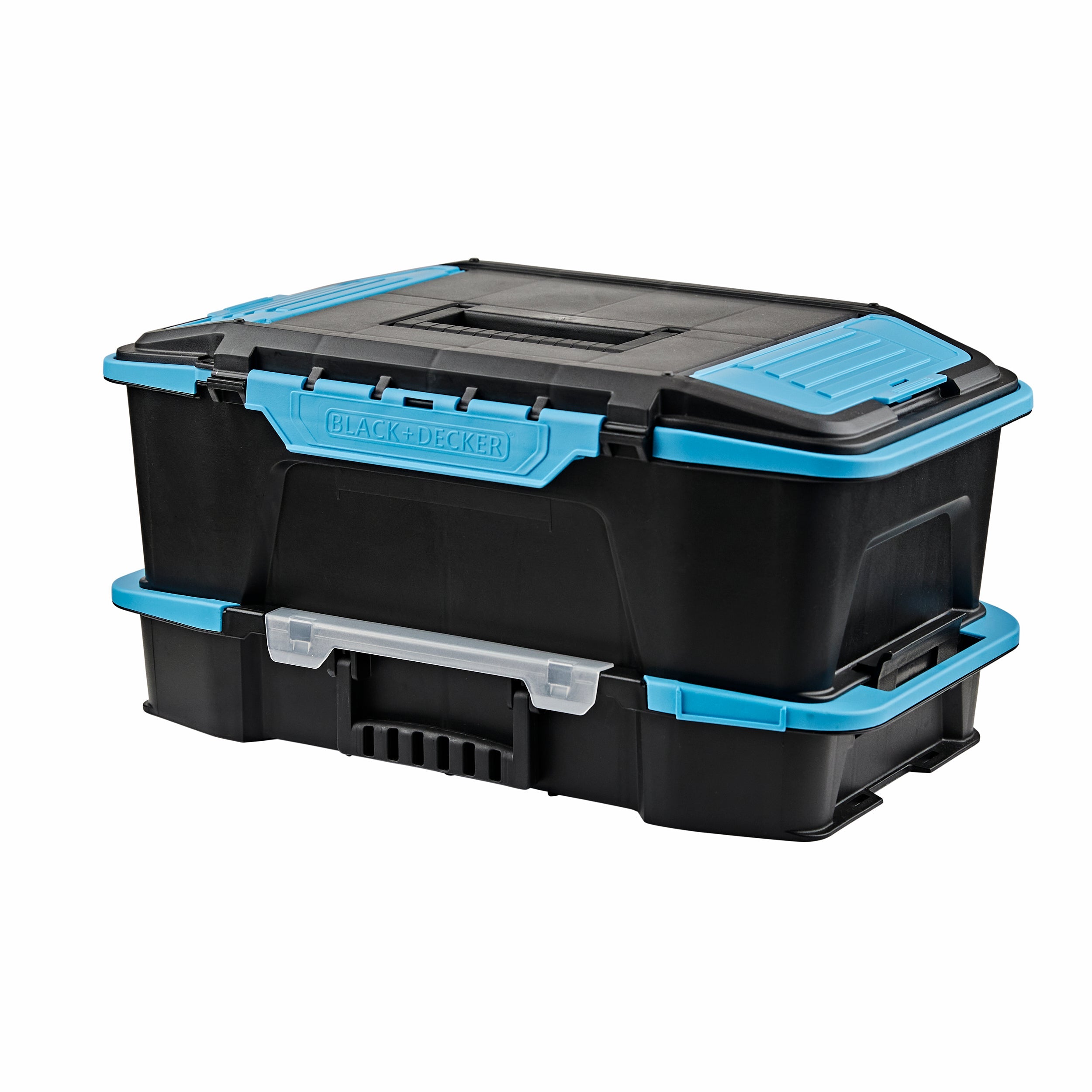 19 inch  2 in 1 Stackable Storage Caddy and Organizer