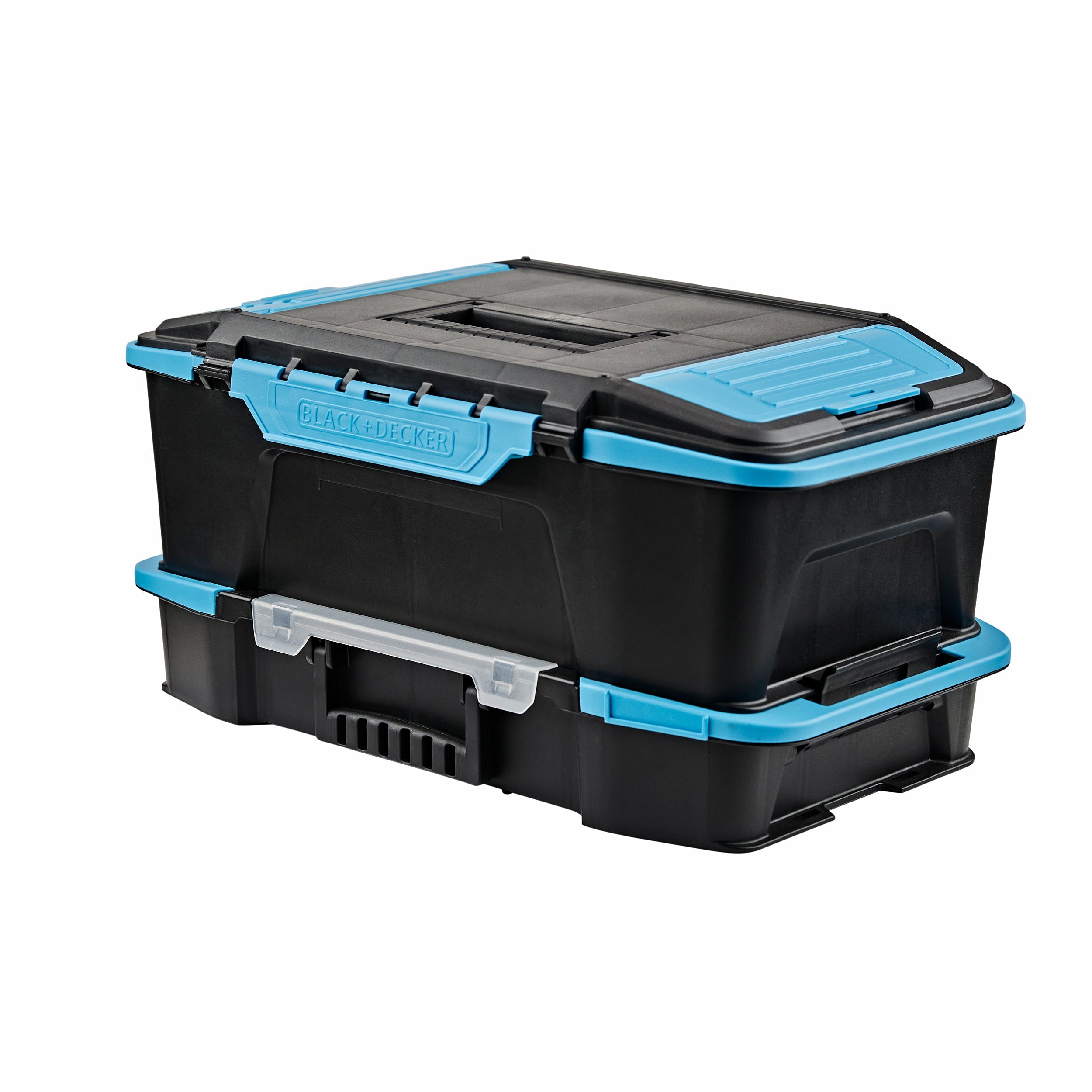 19 inch  2 in 1 Stackable Storage Caddy and Organizer