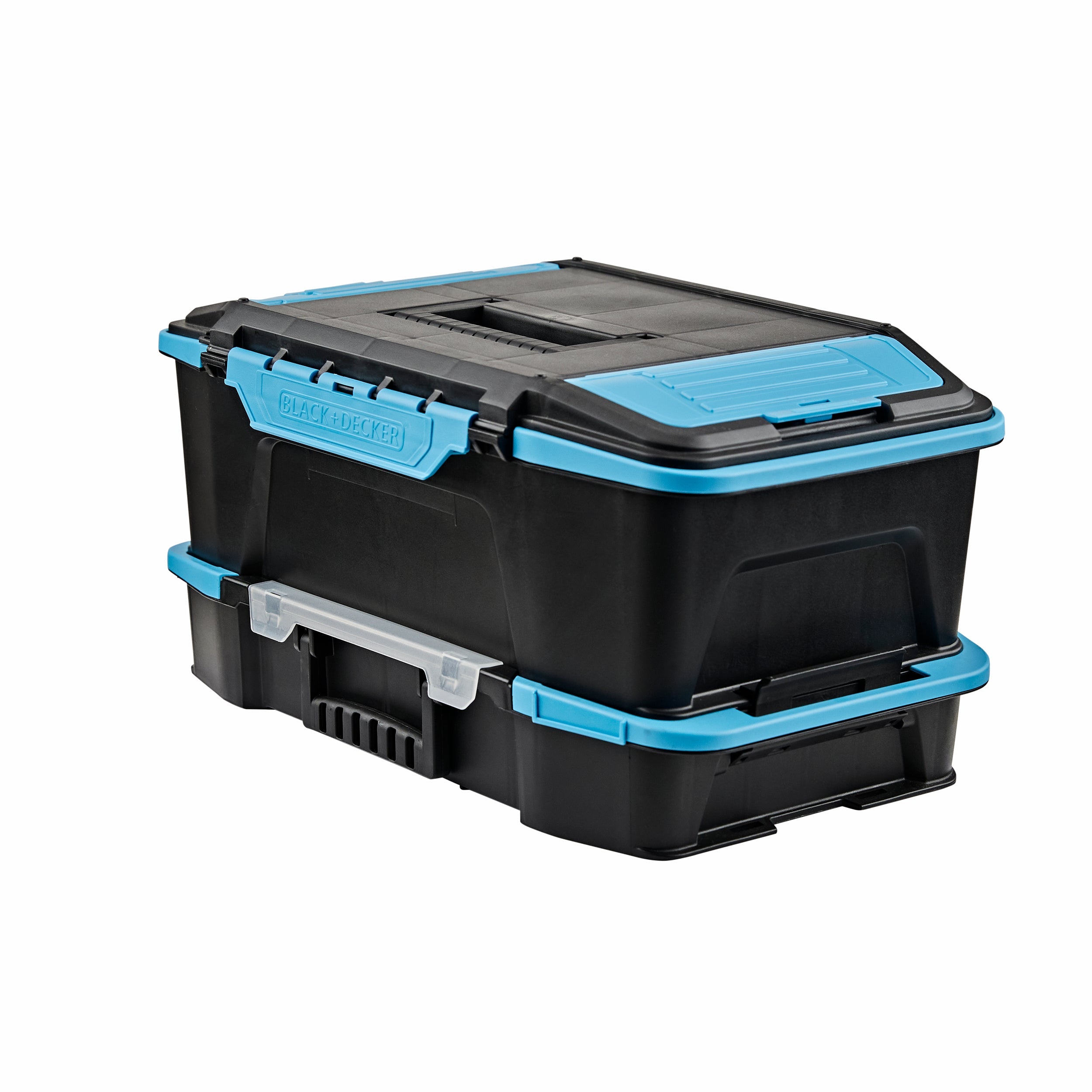 19 inch  2 in 1 Stackable Storage Caddy and Organizer