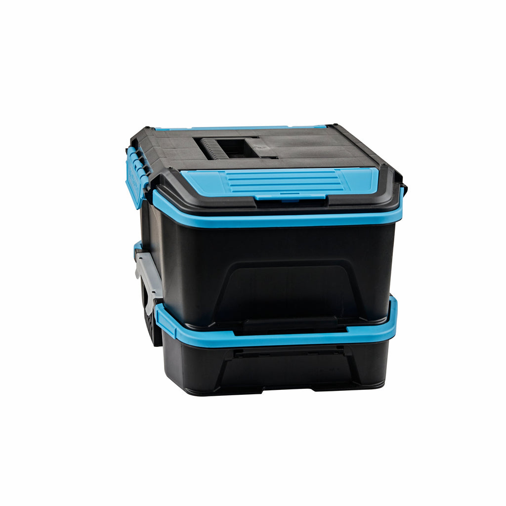 19 inch  2 in 1 Stackable Storage Caddy and Organizer