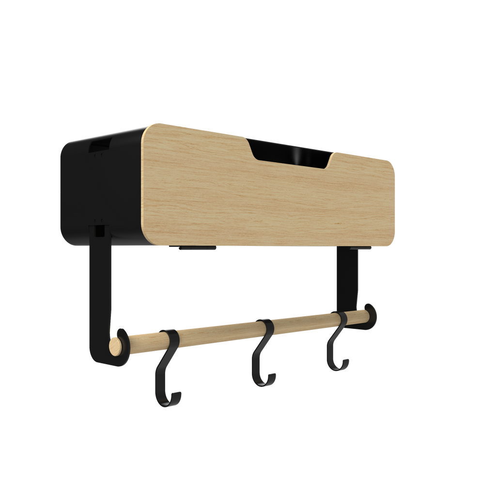 Hanging / Magnetic Rack System - Shelf With Door W/Brackets (T)