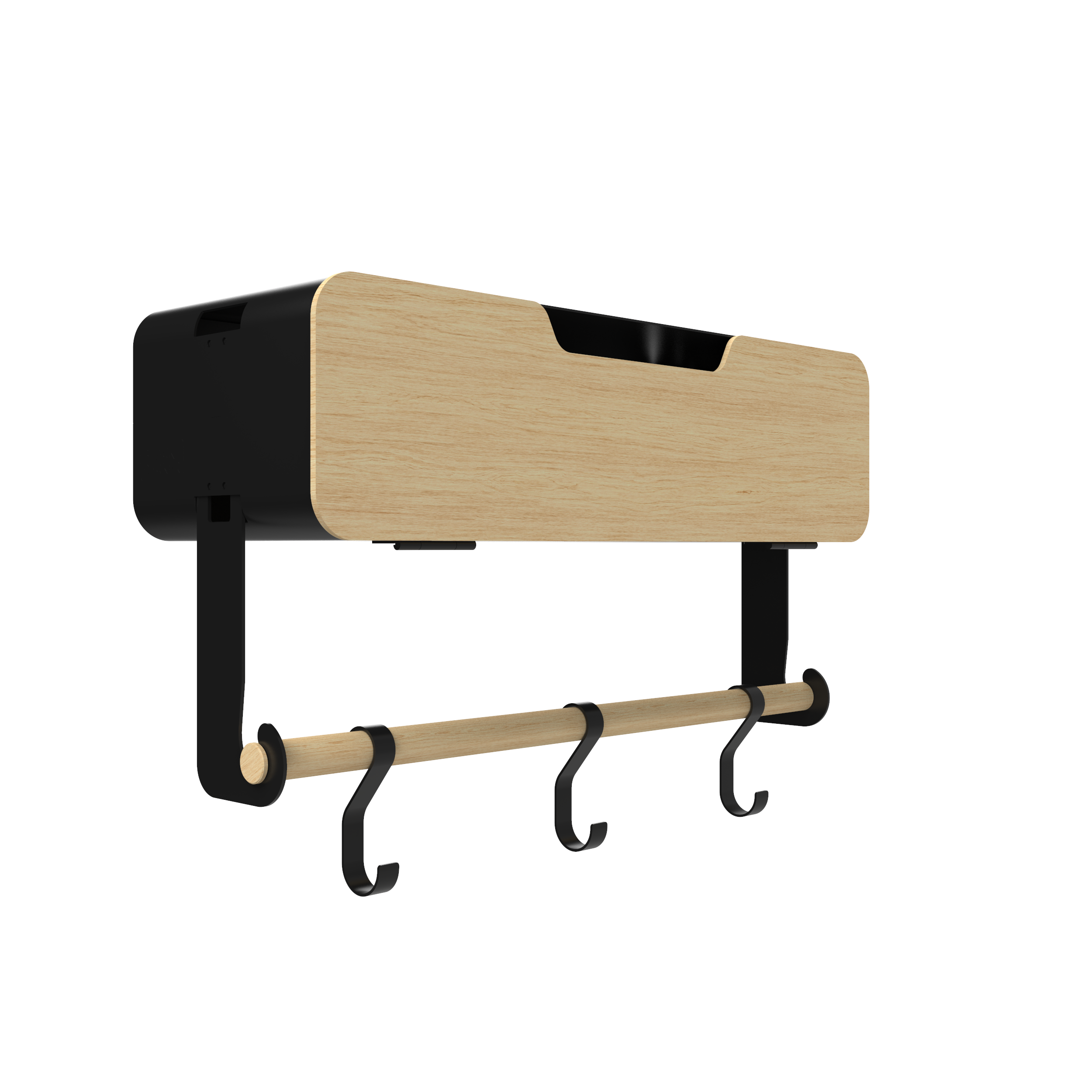 Hanging / Magnetic Rack System - Shelf With Door W/Brackets (T)