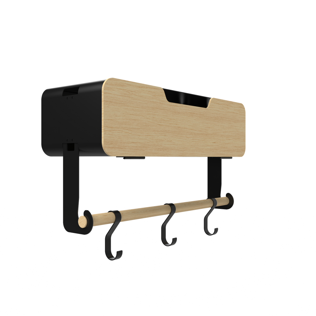 Hanging / Magnetic Rack System - Shelf With Door W/Brackets (T)