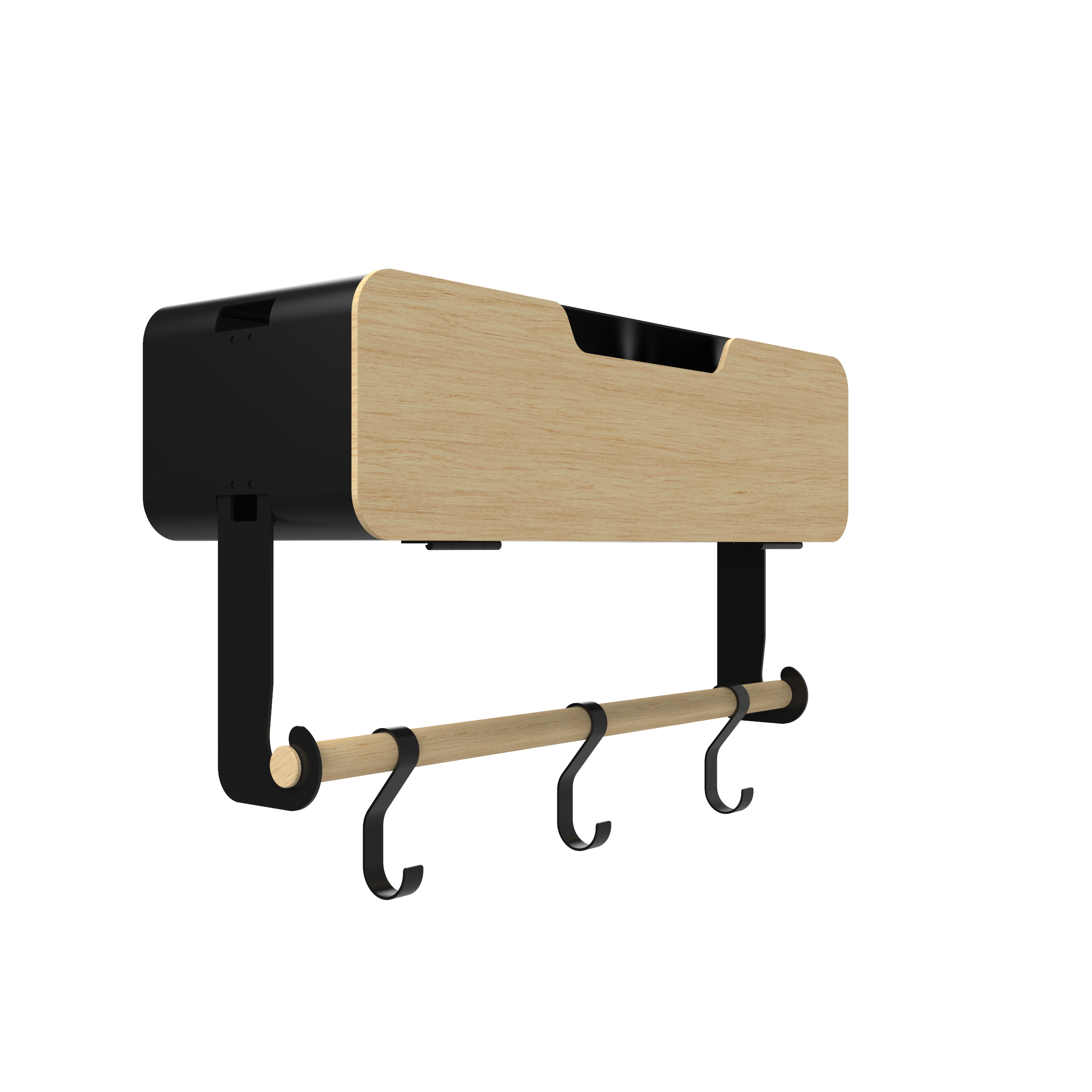 Hanging / Magnetic Rack System - Shelf With Door W/Brackets (T)