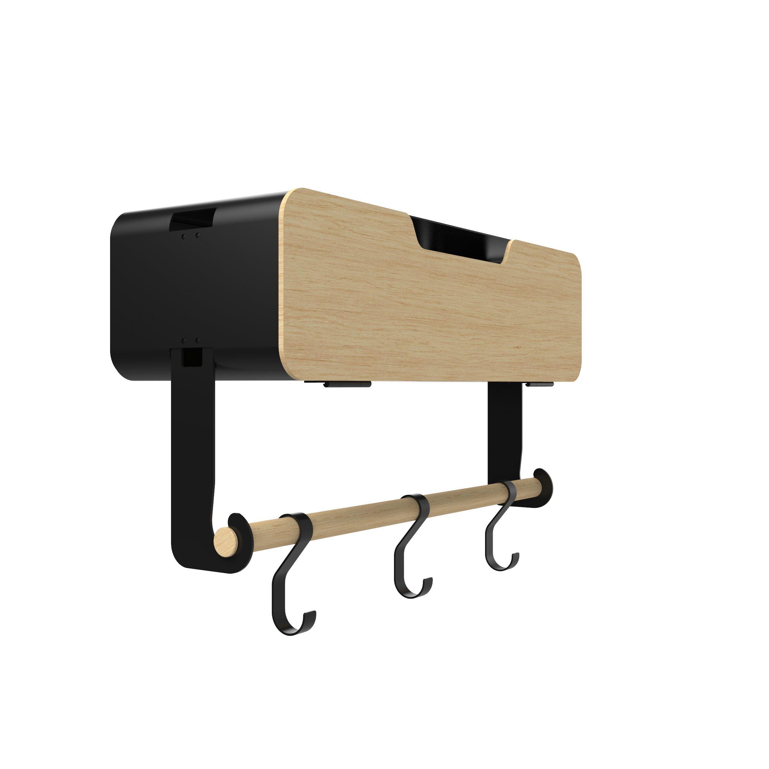 Hanging / Magnetic Rack System - Shelf With Door W/Brackets (T)