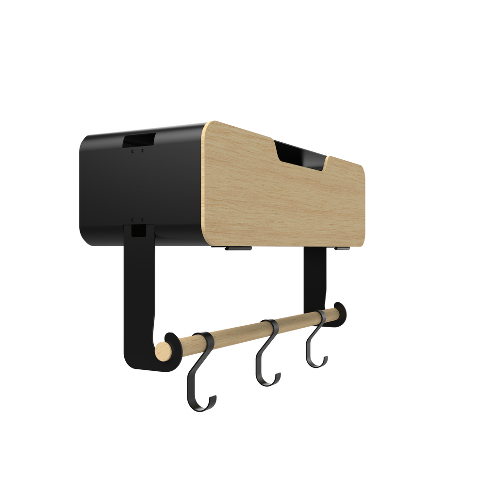 Hanging / Magnetic Rack System - Shelf With Door W/Brackets (T)