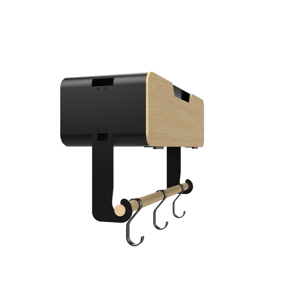 Hanging / Magnetic Rack System - Shelf With Door W/Brackets (T)
