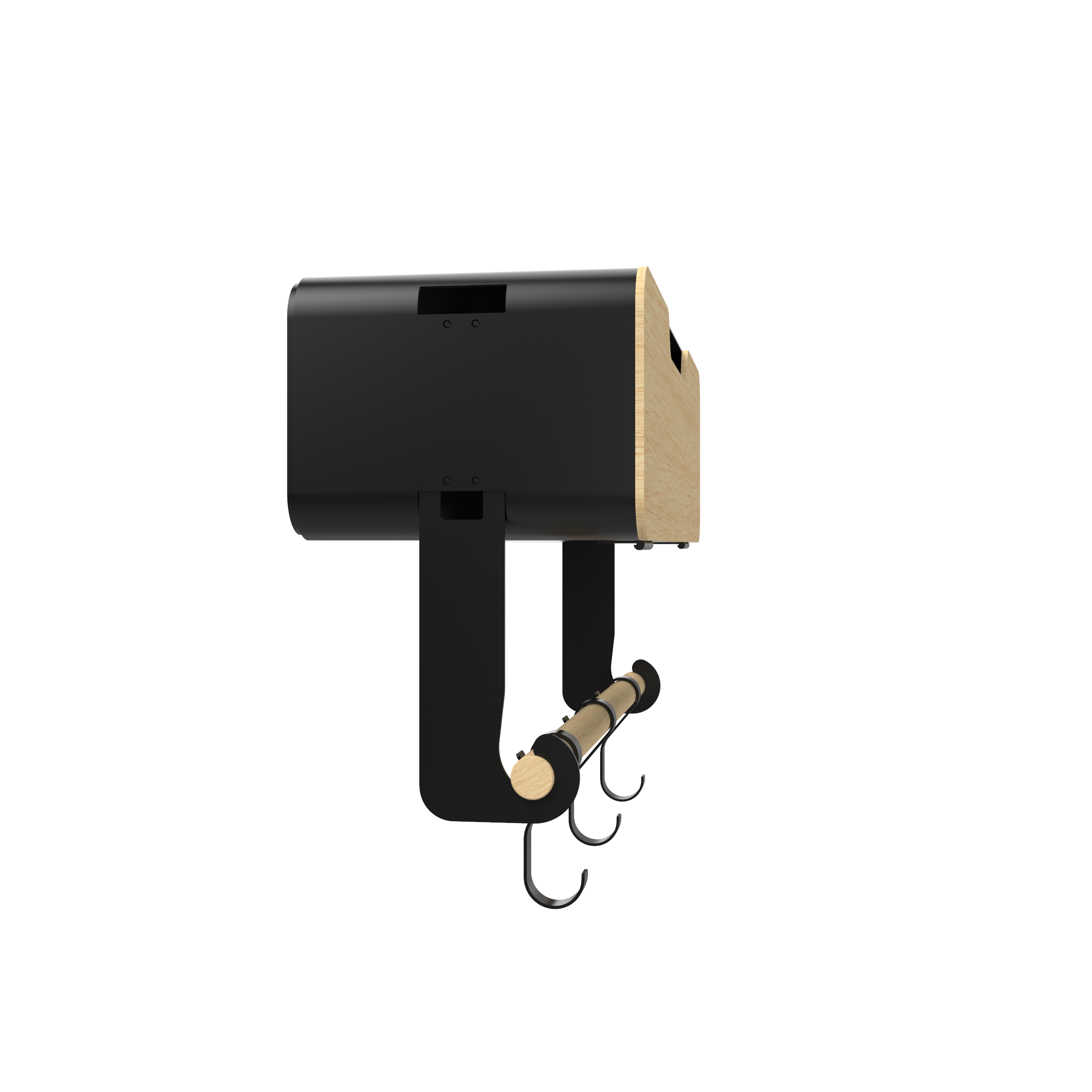 Hanging / Magnetic Rack System - Shelf With Door W/Brackets (T)