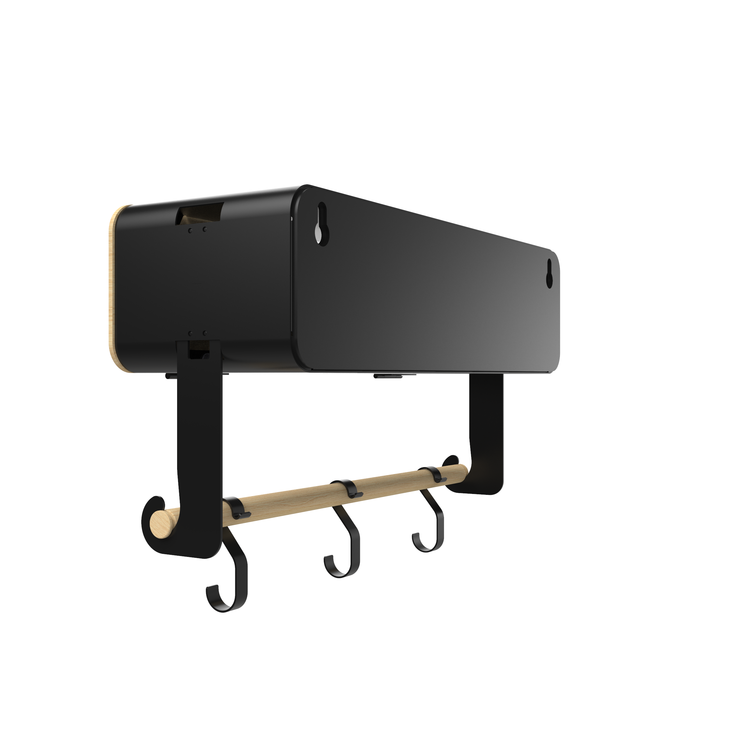 Hanging / Magnetic Rack System - Shelf With Door W/Brackets (T)