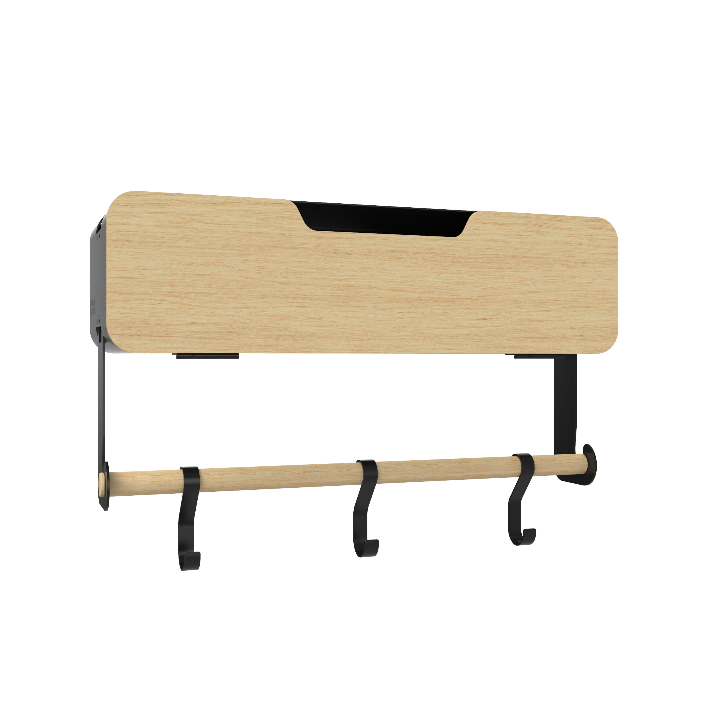 Hanging / Magnetic Rack System - Shelf With Door W/Brackets (T)