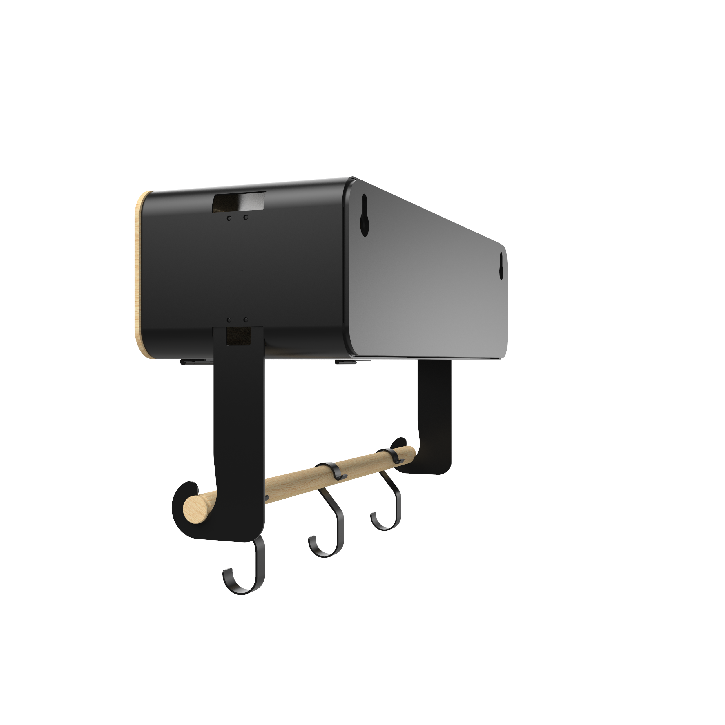 Hanging / Magnetic Rack System - Shelf With Door W/Brackets (T)