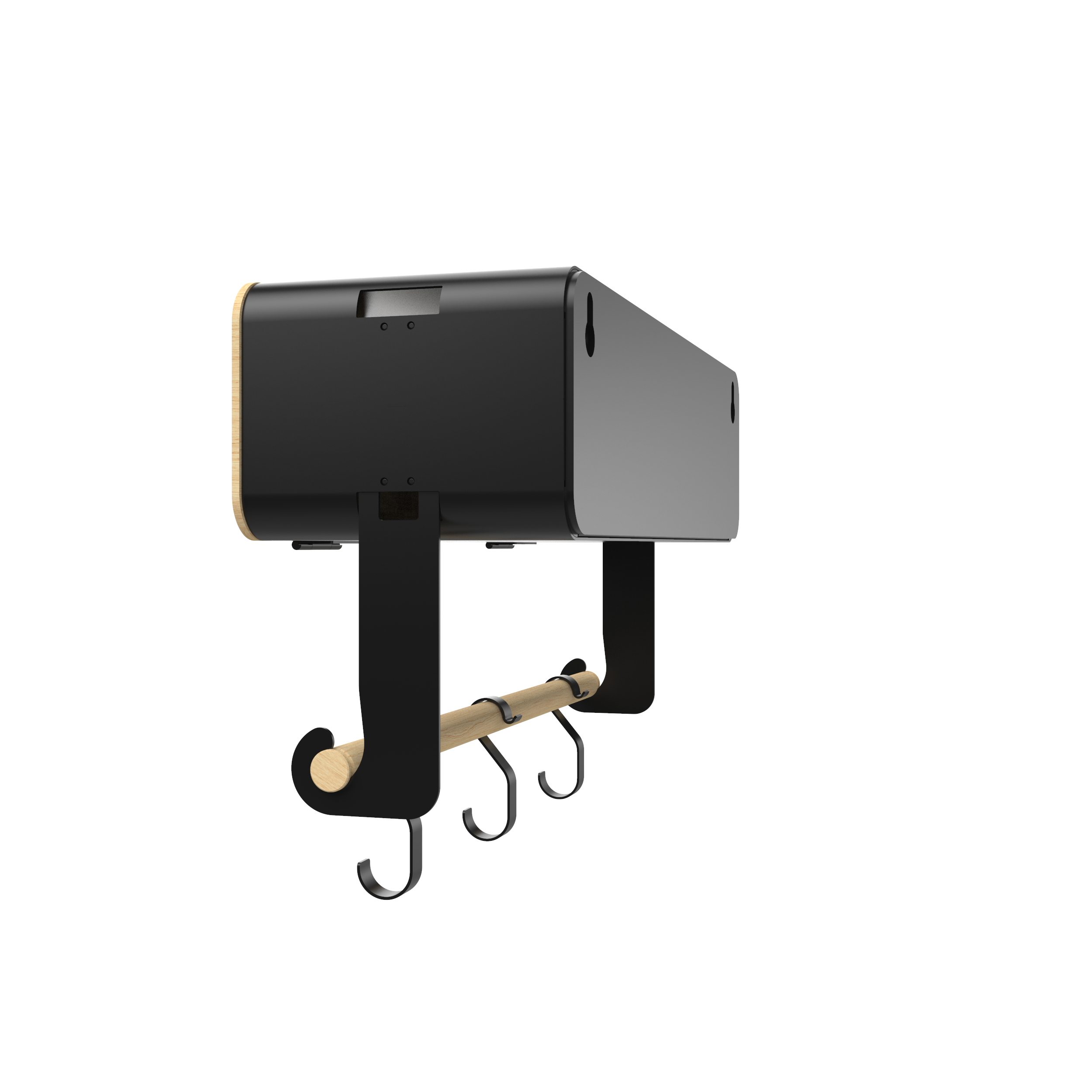Hanging / Magnetic Rack System - Shelf With Door W/Brackets (T)