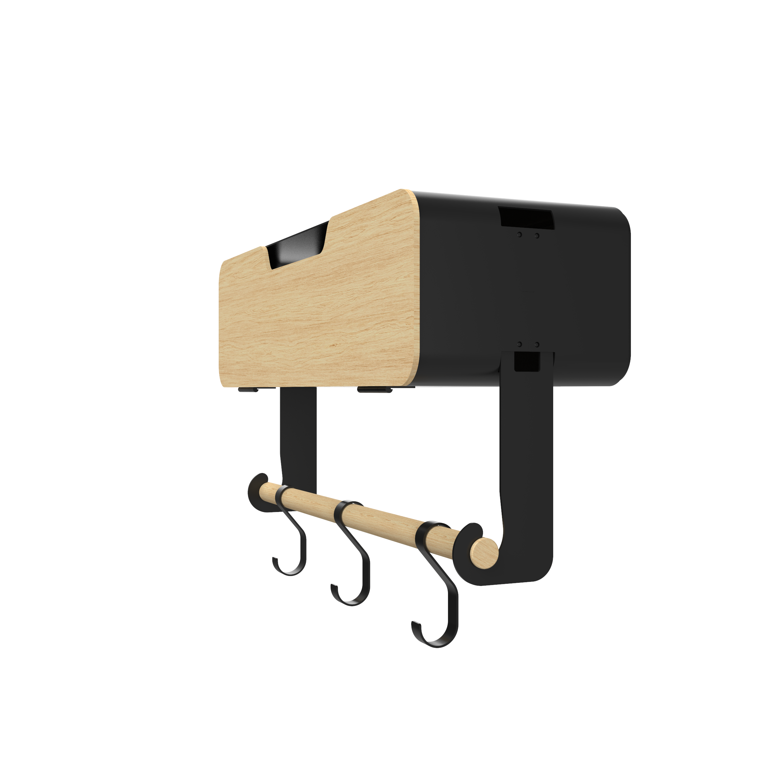 Hanging / Magnetic Rack System - Shelf With Door W/Brackets (T)